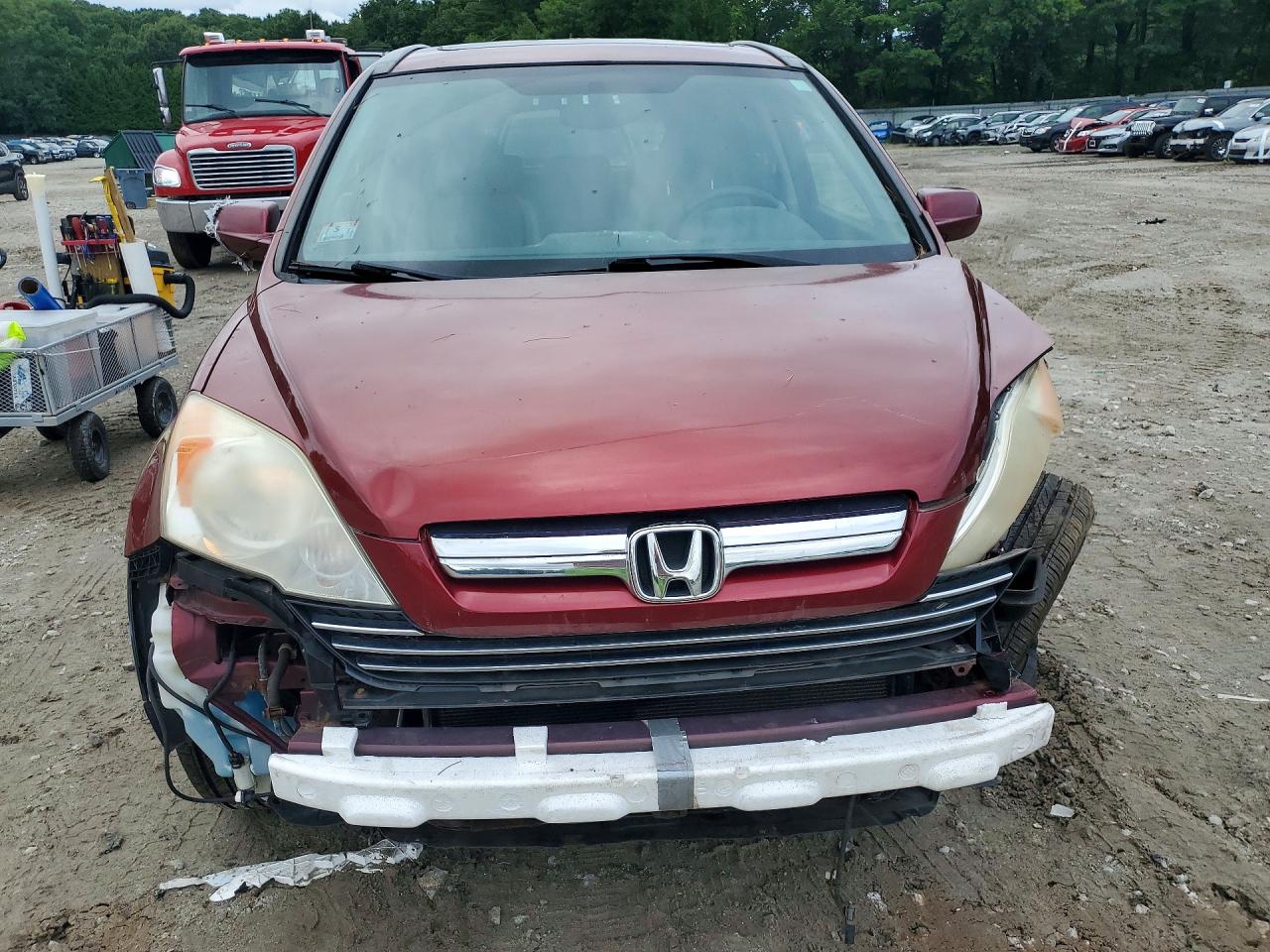2007 Honda Cr-v Exl Red vin: JHLRE48737C092783