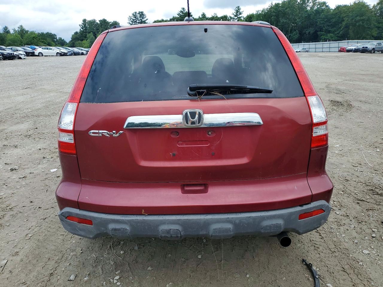 2007 Honda Cr-v Exl Red vin: JHLRE48737C092783