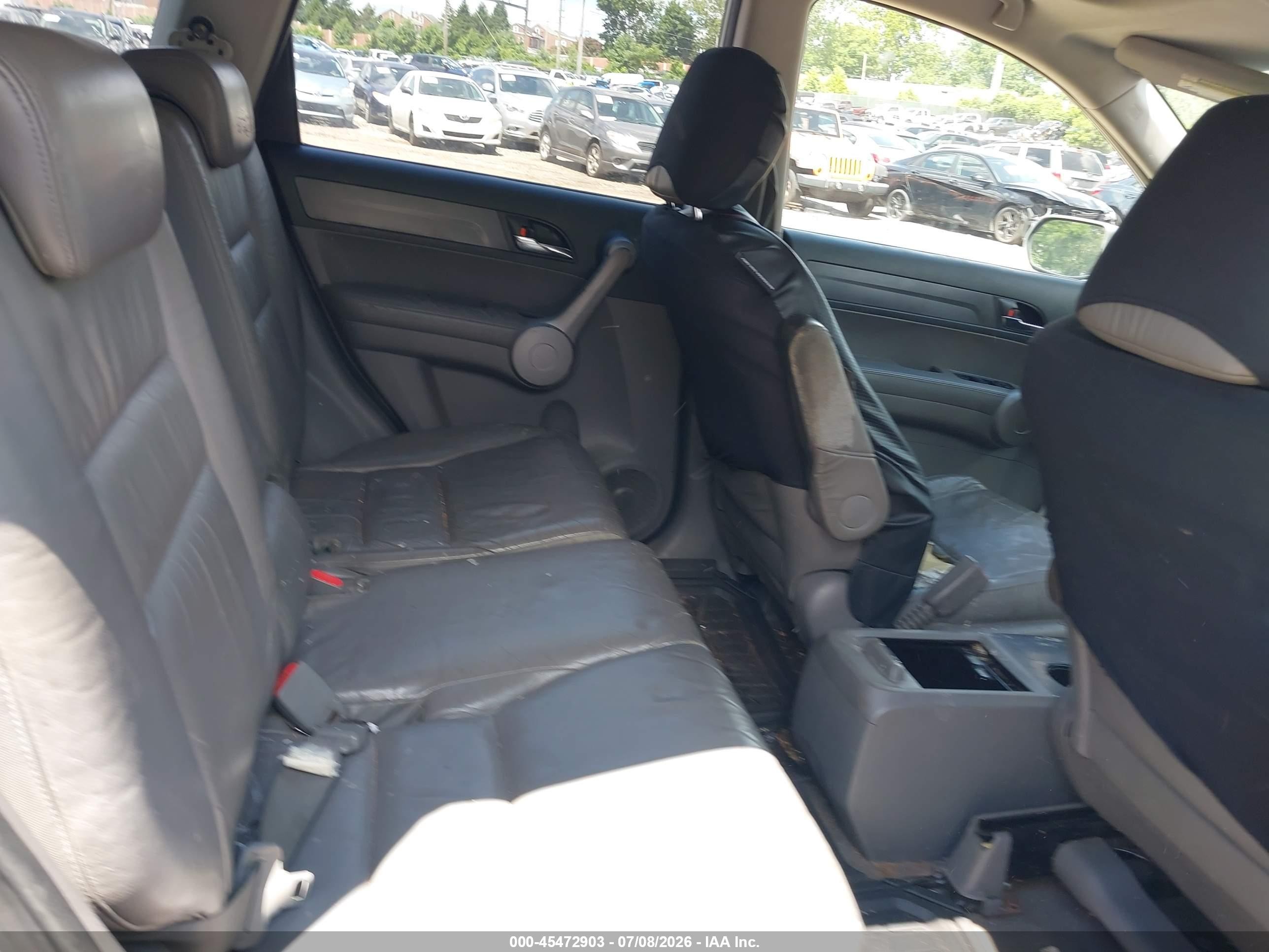 2007 Honda Cr-v Ex-l Silver vin: JHLRE48737C096302