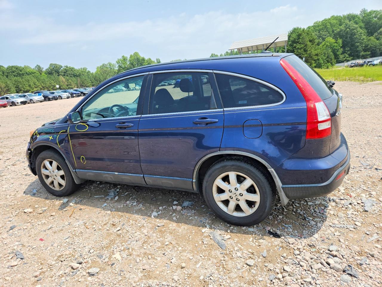 2007 Honda Cr-v Exl Blue vin: JHLRE48737C096803