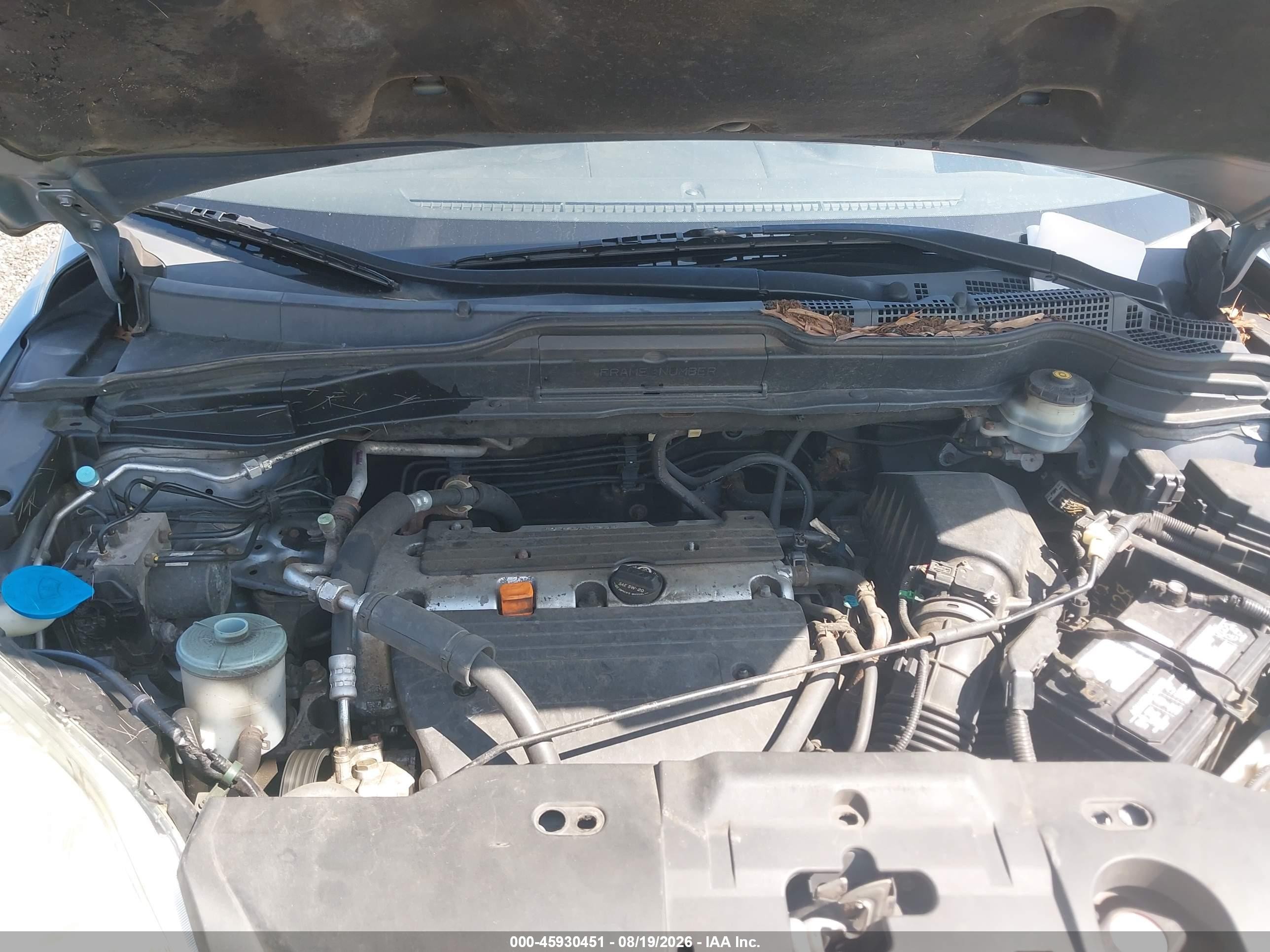 2007 Honda Cr-v Ex-l Blue vin: JHLRE48737C100364
