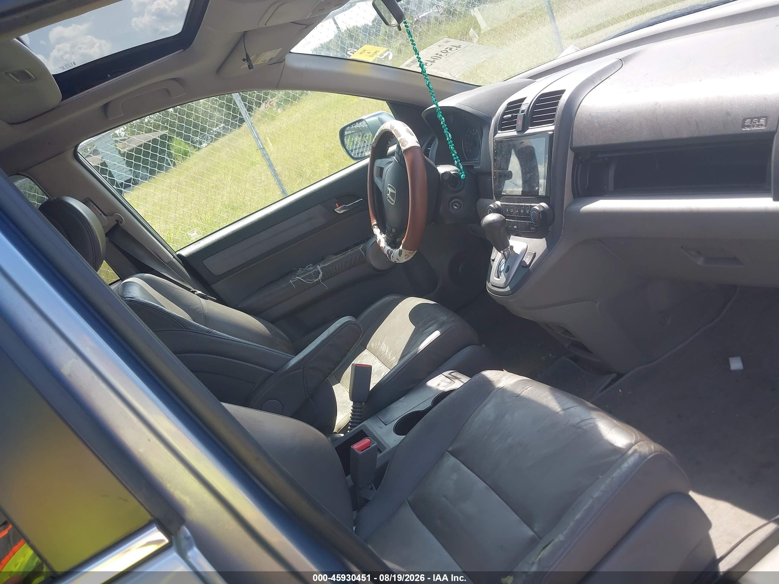 2007 Honda Cr-v Ex-l Blue vin: JHLRE48737C100364