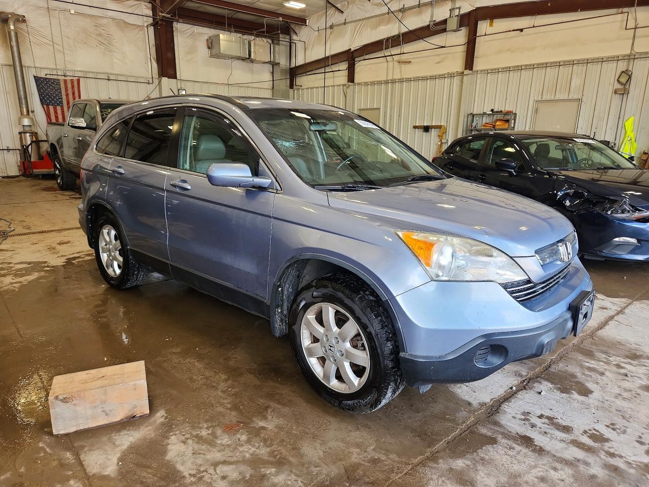 2008 Honda Cr-v Exl Blue vin: JHLRE48738C030737