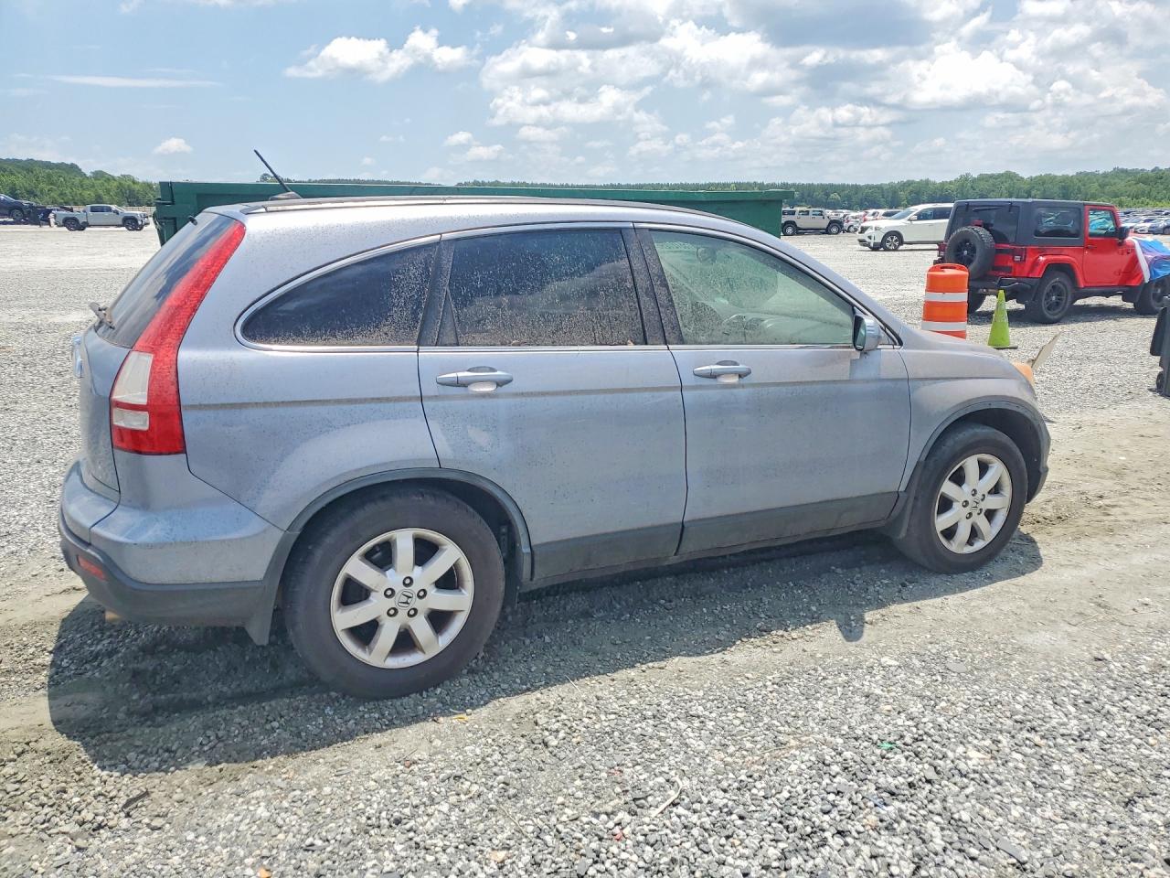 2008 Honda Cr-v Exl Blue vin: JHLRE48738C040457
