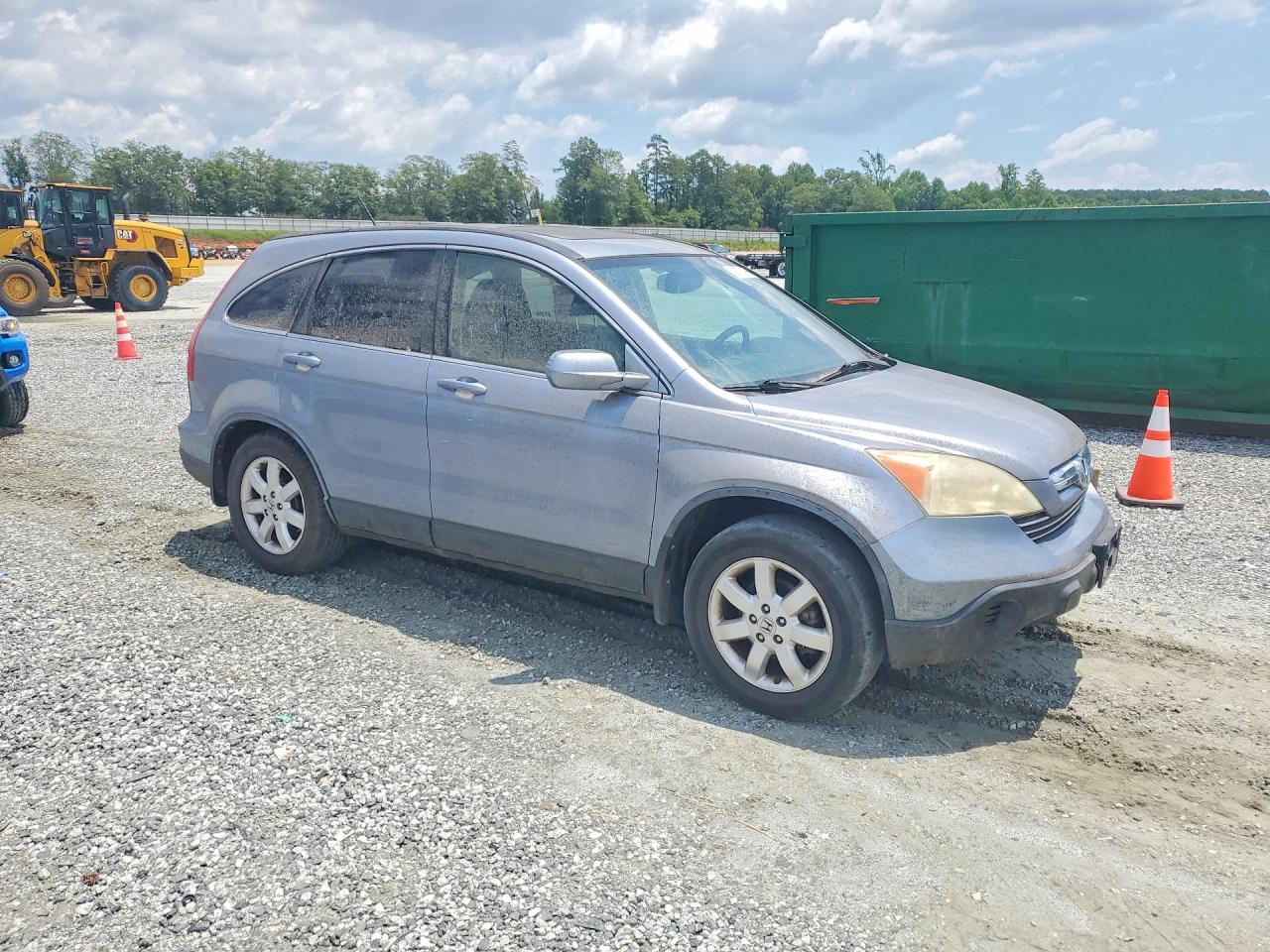 2008 Honda Cr-v Exl Blue vin: JHLRE48738C040457