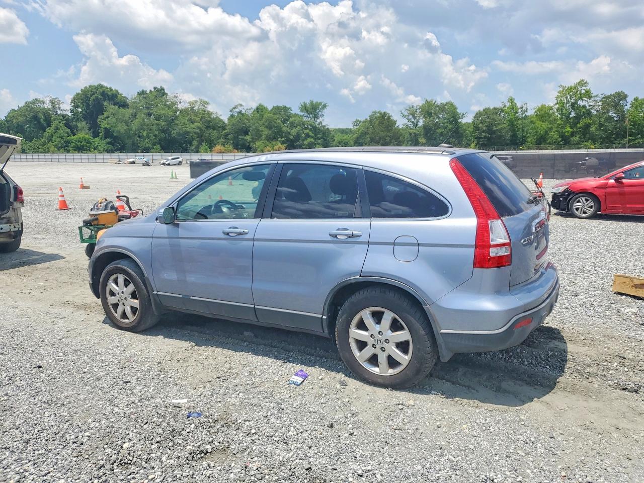 2008 Honda Cr-v Exl Blue vin: JHLRE48738C040457