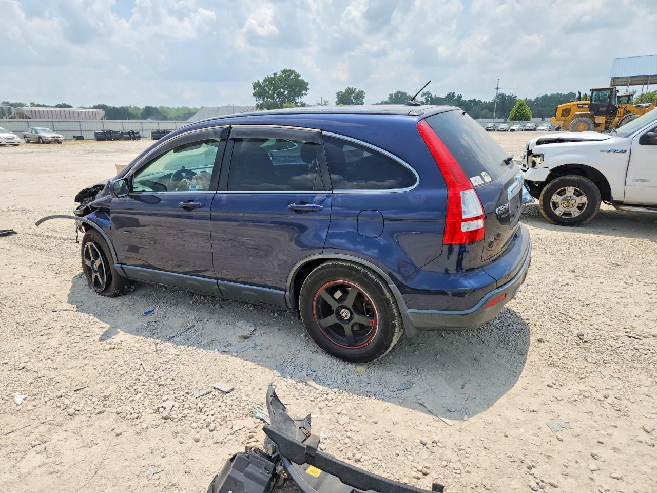 2008 Honda Cr-v Exl Blue vin: JHLRE48738C043407