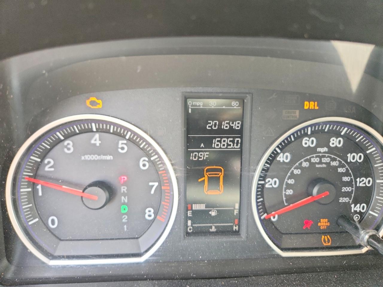 2008 Honda Cr-v Exl Blue vin: JHLRE48738C043407