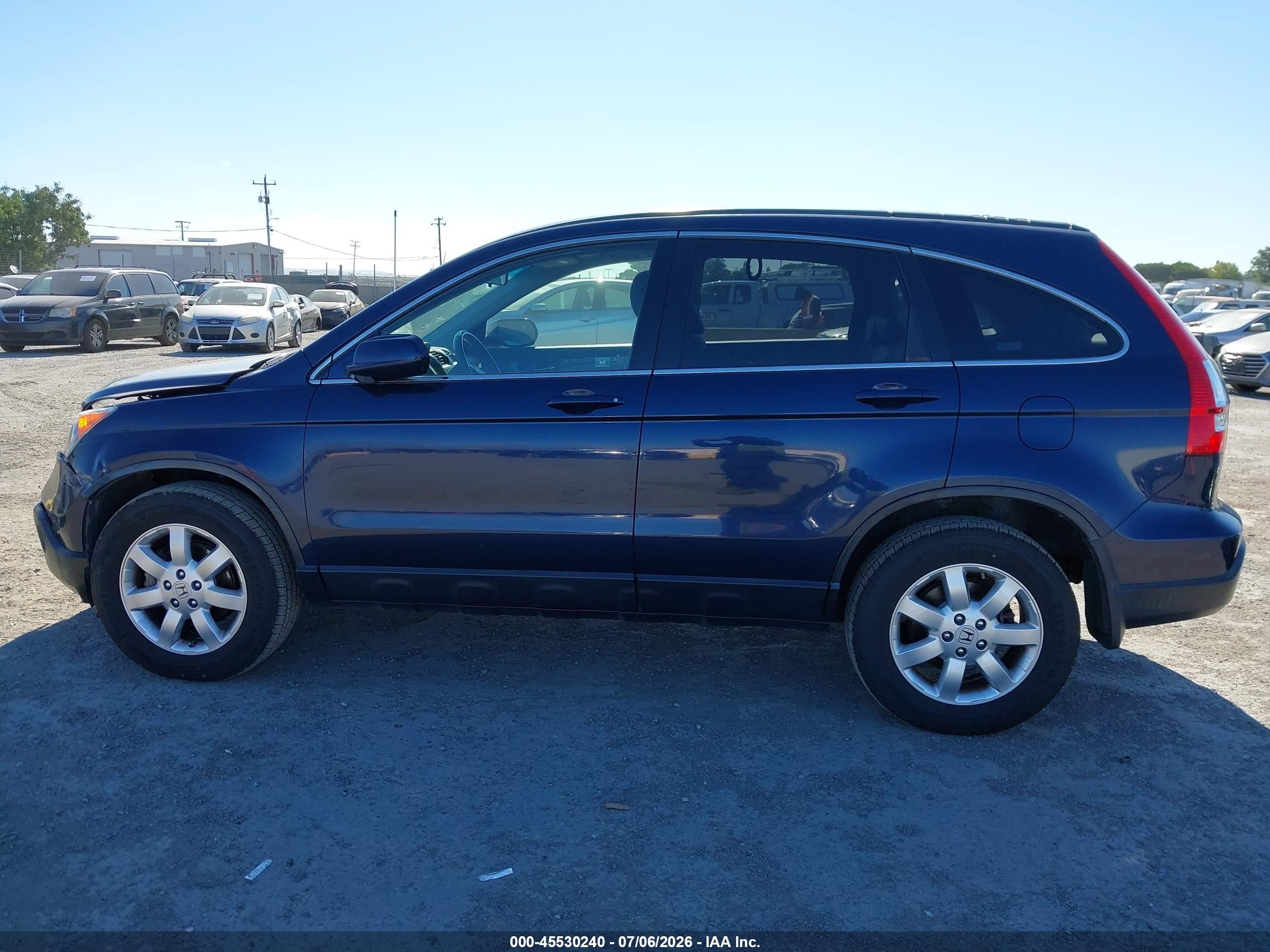 2008 Honda Cr-v Ex-l Dark Blue vin: JHLRE48738C045769