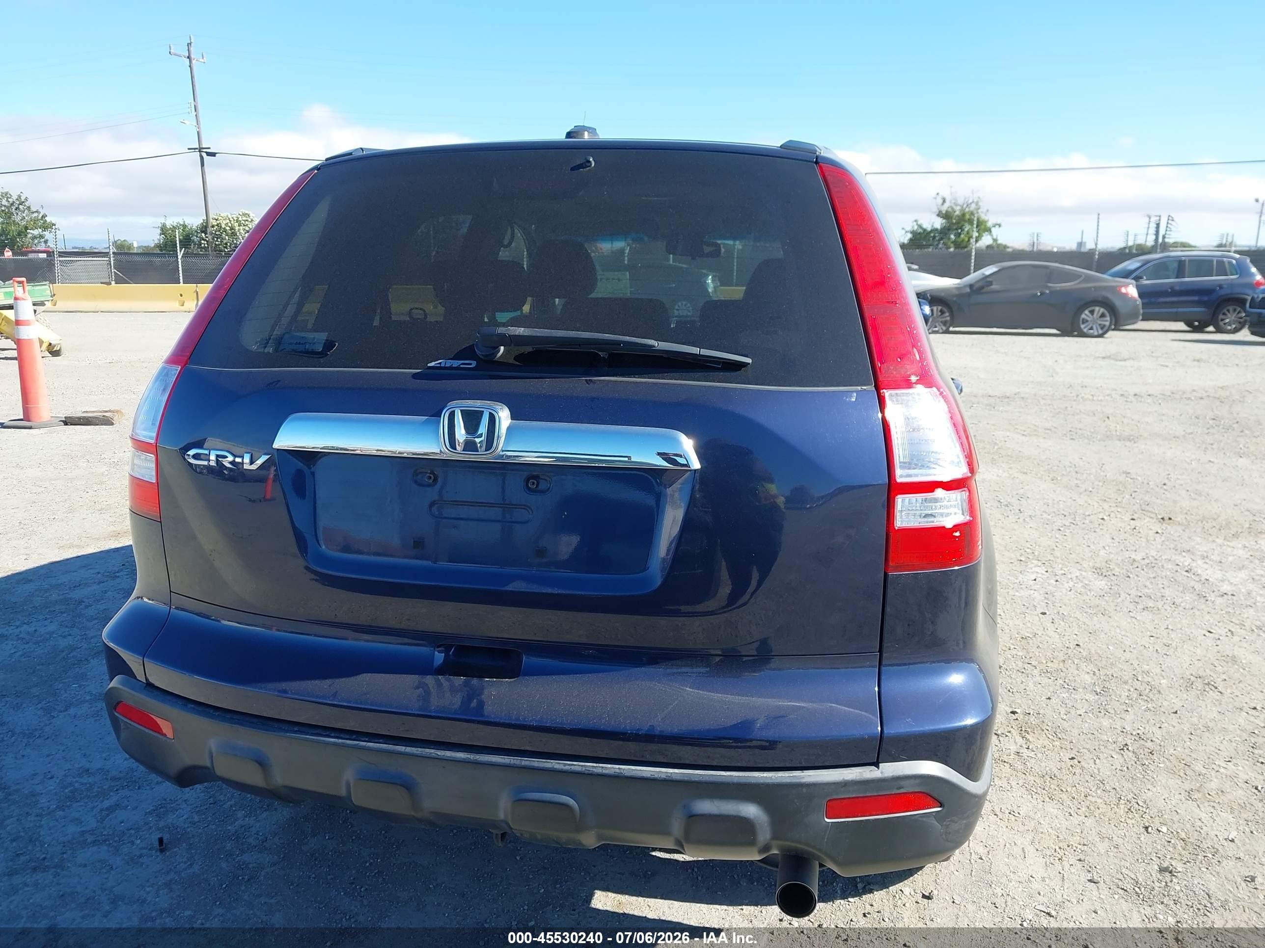 2008 Honda Cr-v Ex-l Dark Blue vin: JHLRE48738C045769
