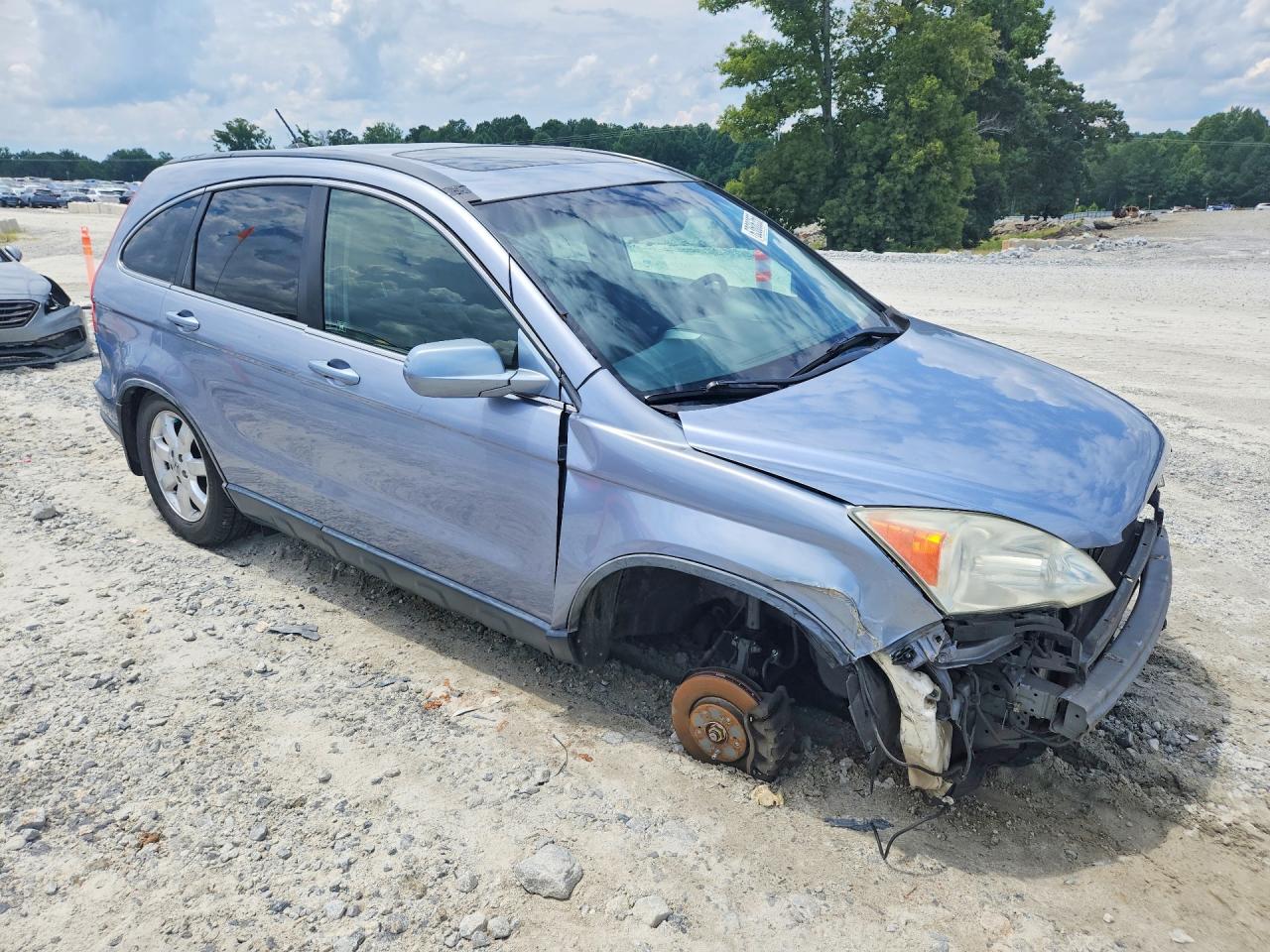 2008 Honda Cr-v Exl Blue vin: JHLRE48738C054486