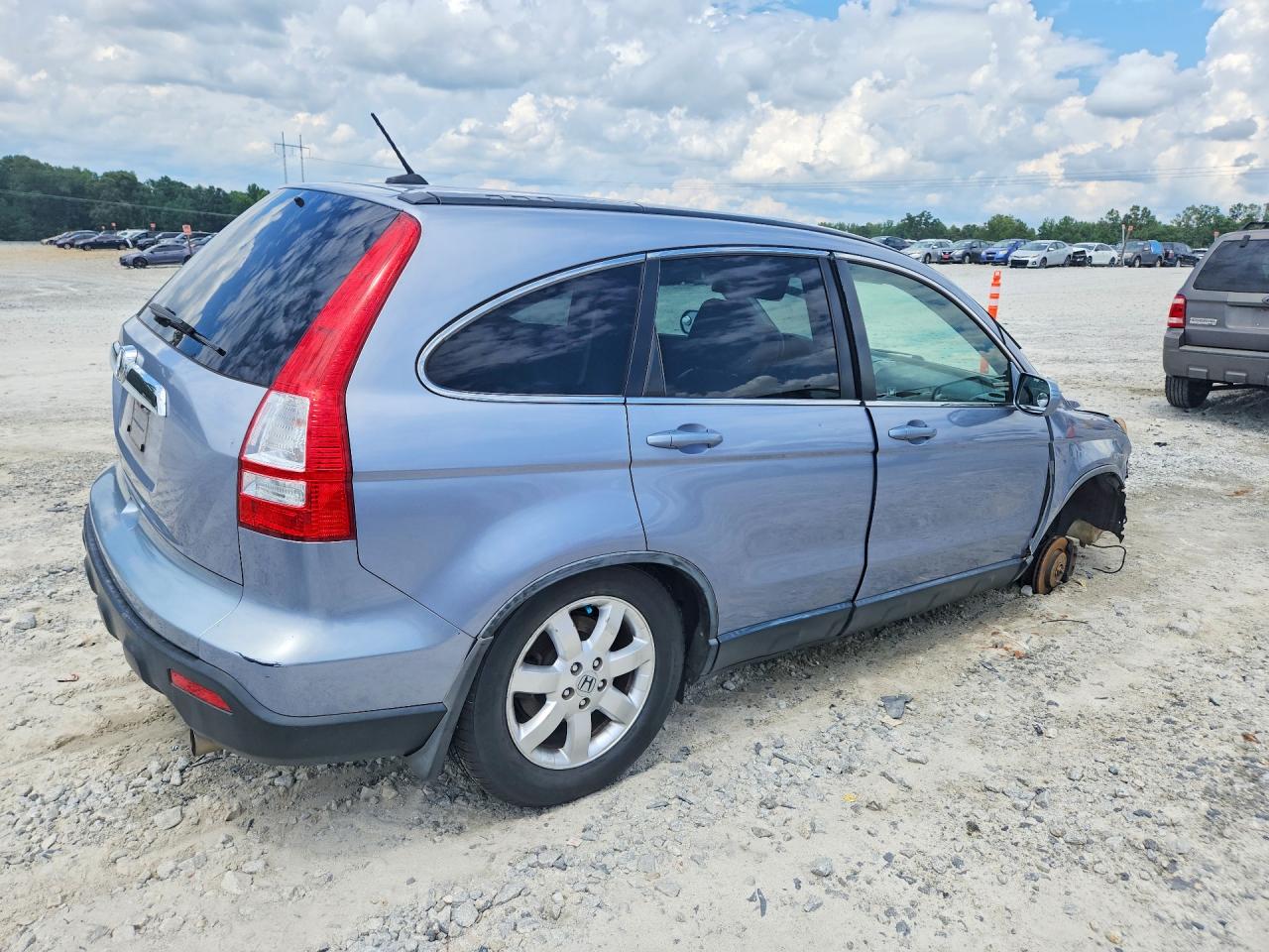 2008 Honda Cr-v Exl Blue vin: JHLRE48738C054486
