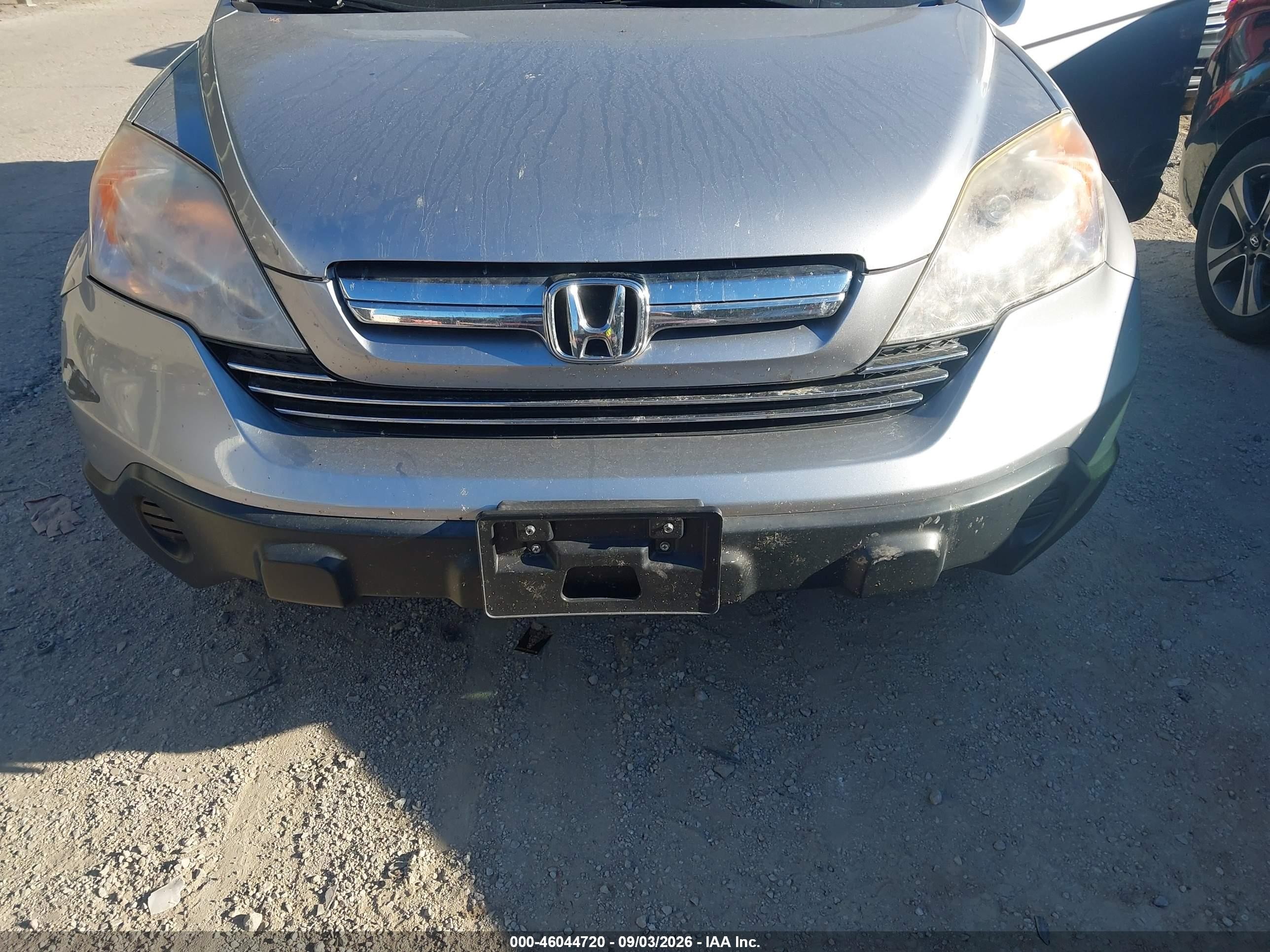 2008 Honda Cr-v Ex-l Silver vin: JHLRE48738C058408