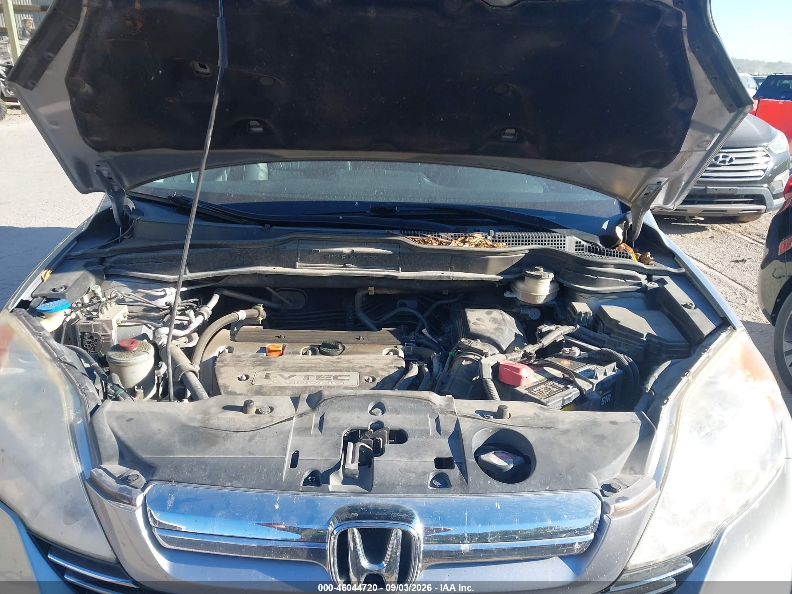 2008 Honda Cr-v Ex-l Silver vin: JHLRE48738C058408