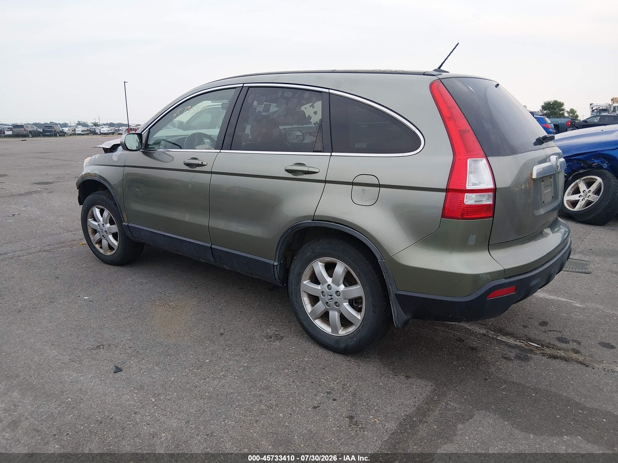 2008 Honda Cr-v Ex-l Зеленый vin: JHLRE48738C070266