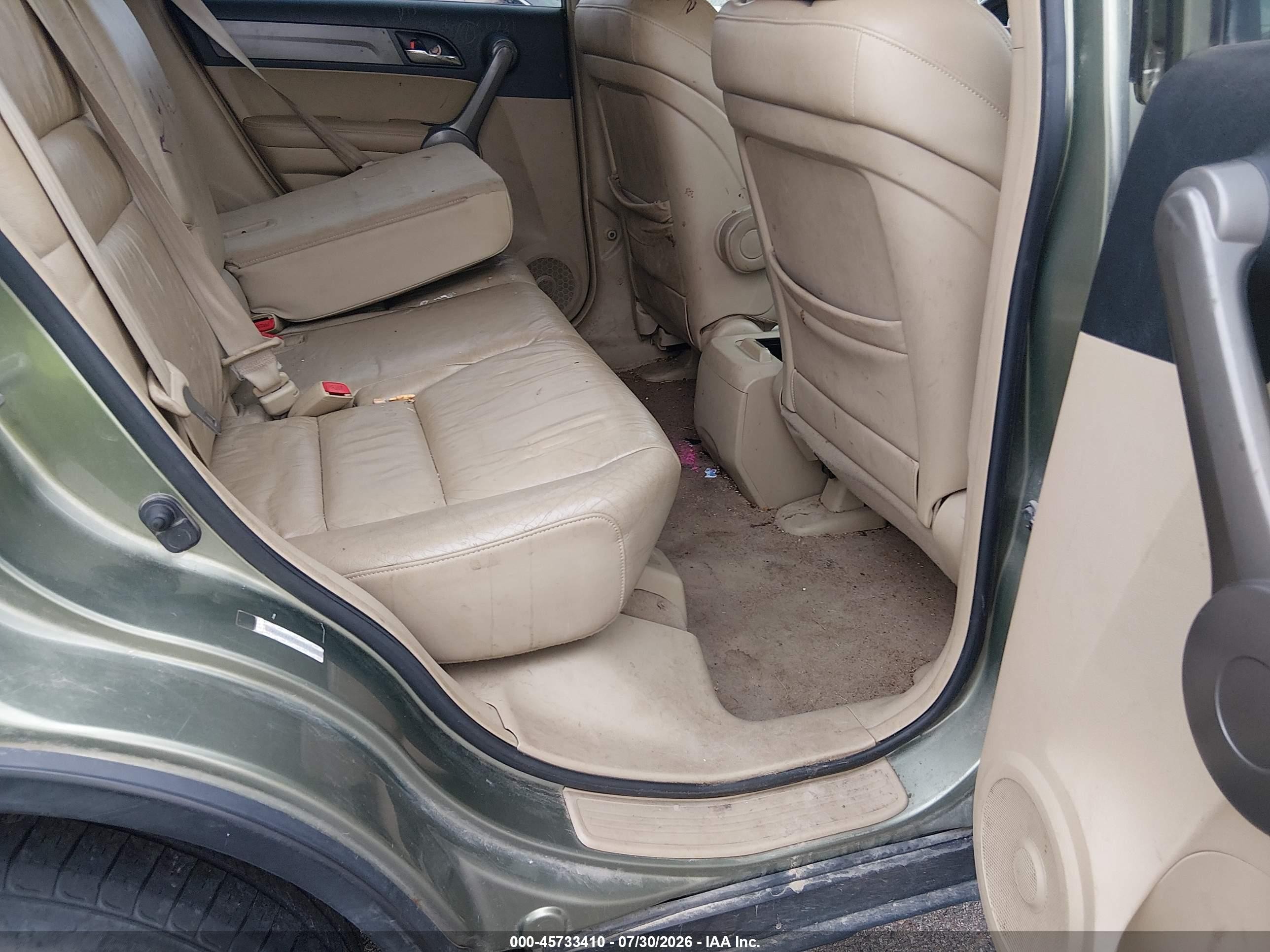 2008 Honda Cr-v Ex-l Зеленый vin: JHLRE48738C070266