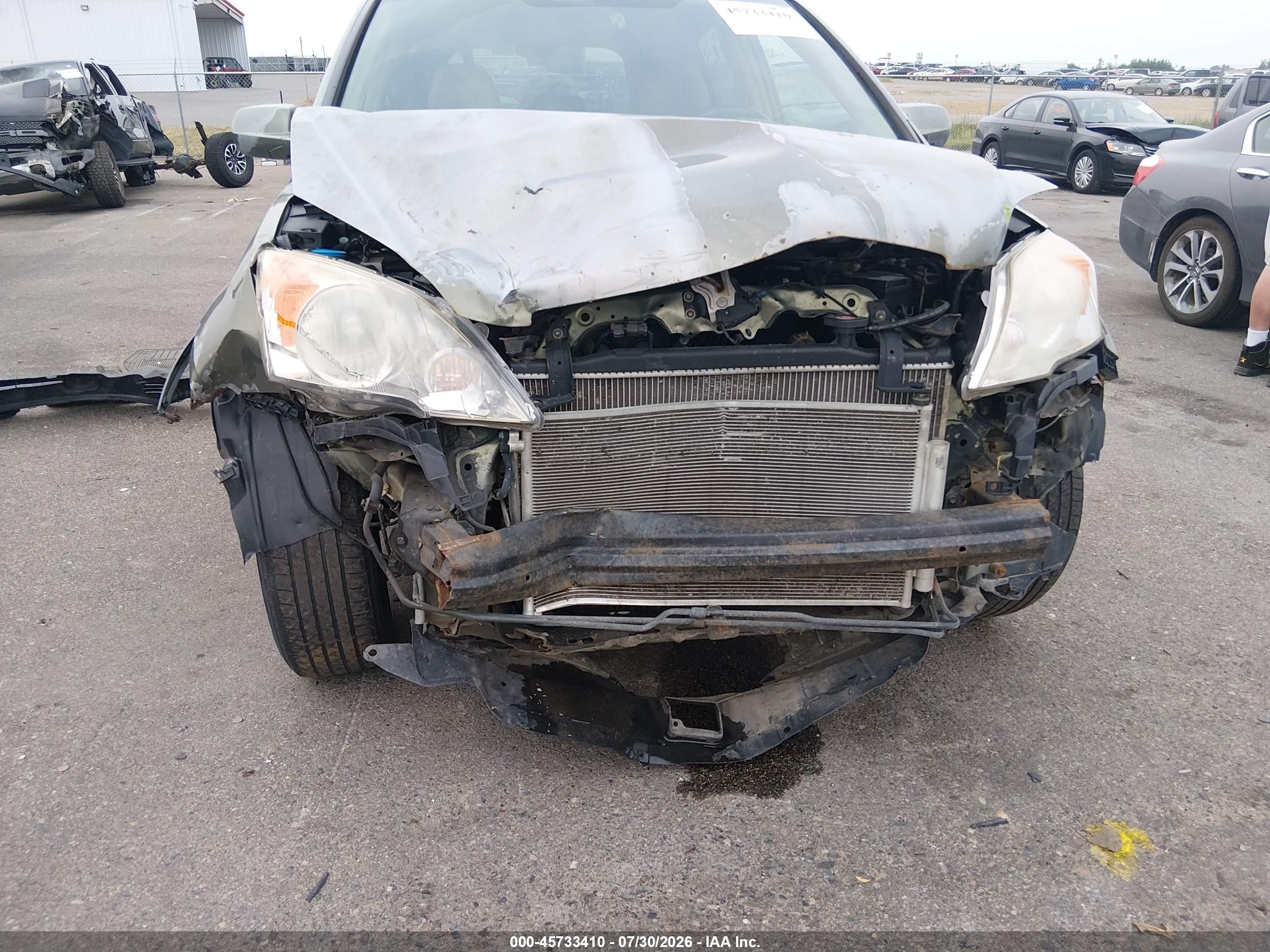 2008 Honda Cr-v Ex-l Зеленый vin: JHLRE48738C070266