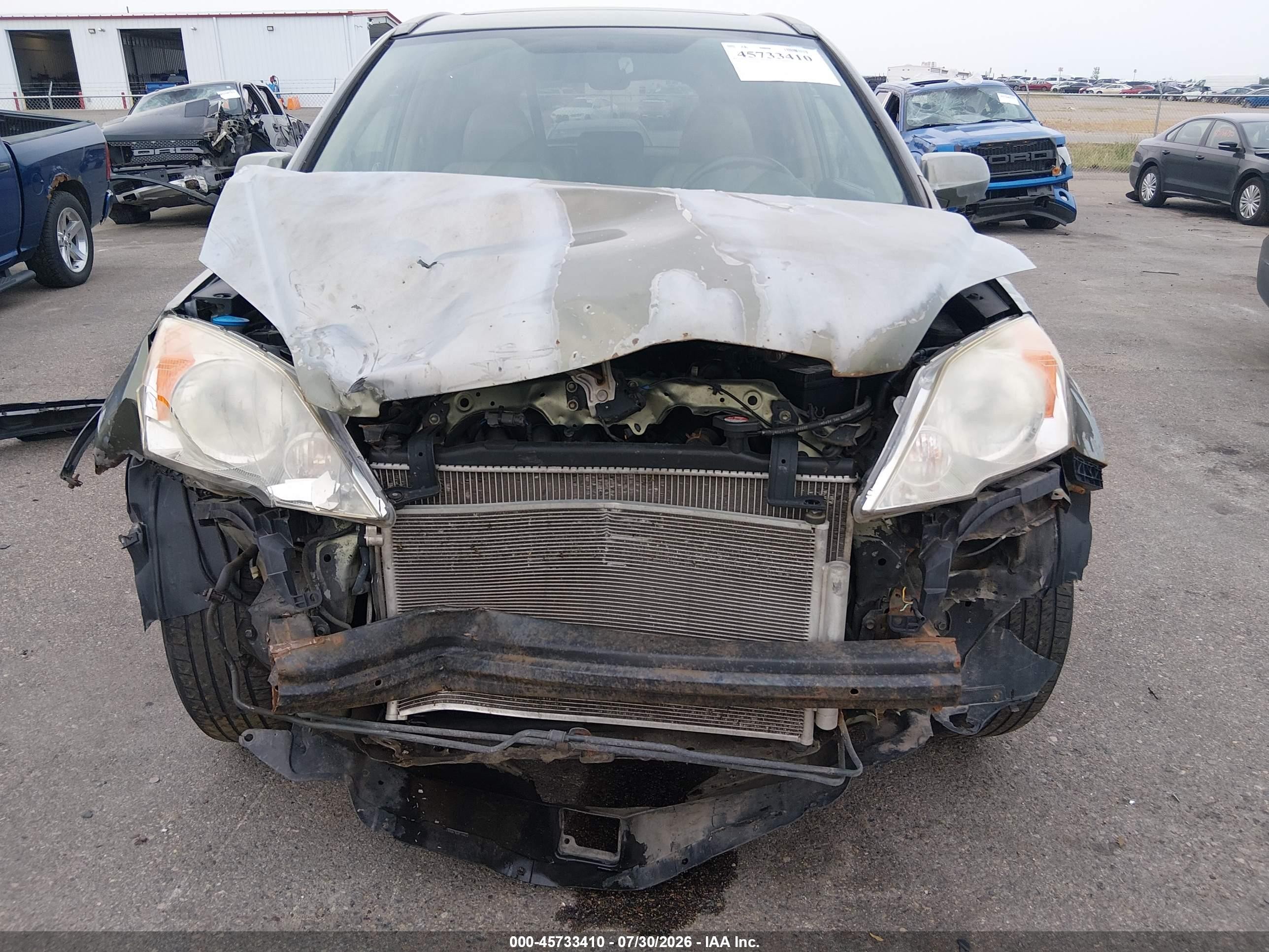 2008 Honda Cr-v Ex-l Зеленый vin: JHLRE48738C070266