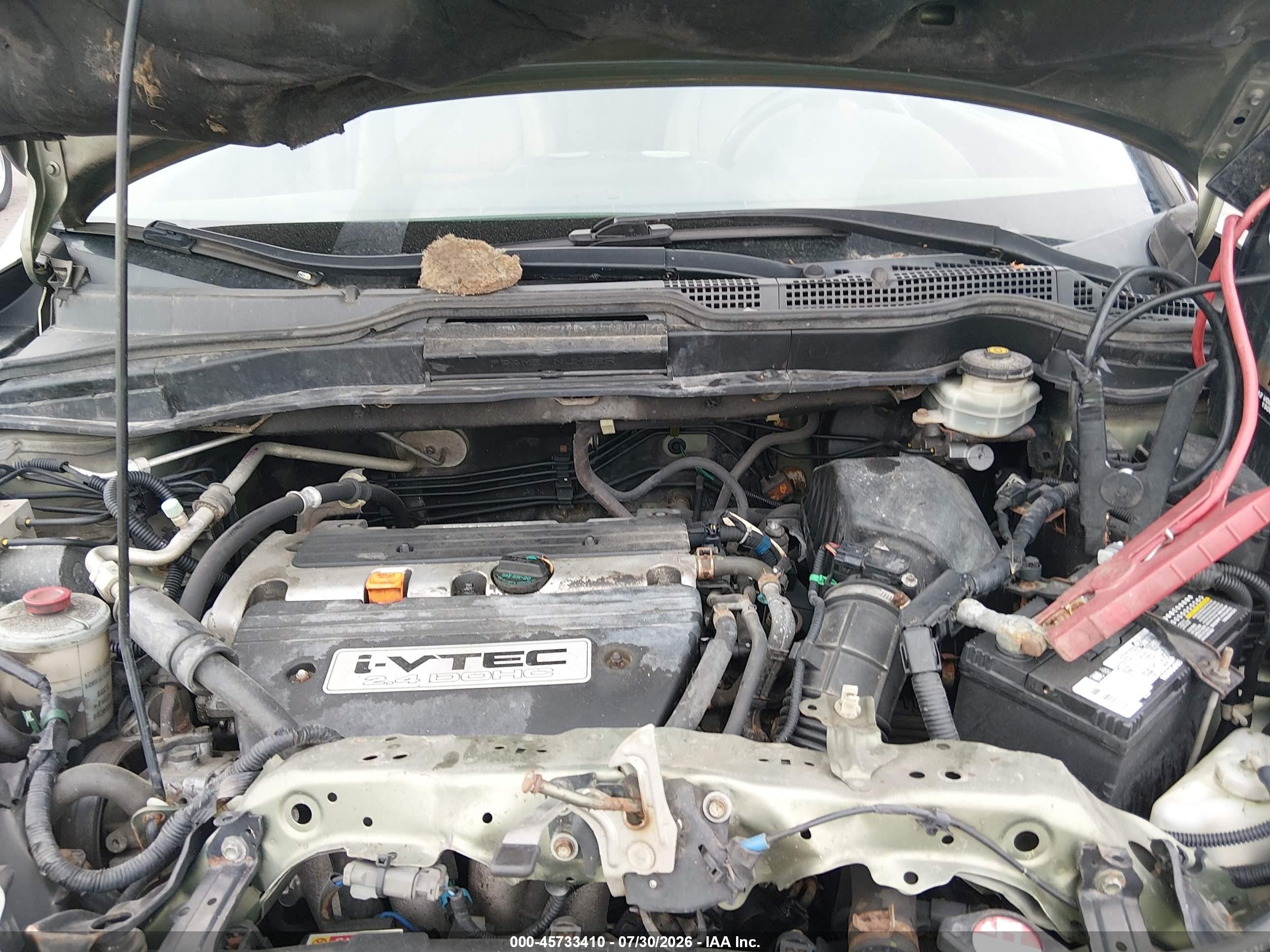 2008 Honda Cr-v Ex-l Зеленый vin: JHLRE48738C070266