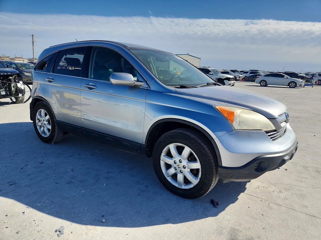 2008 Honda Cr-v Exl Blue vin: JHLRE48738C079033