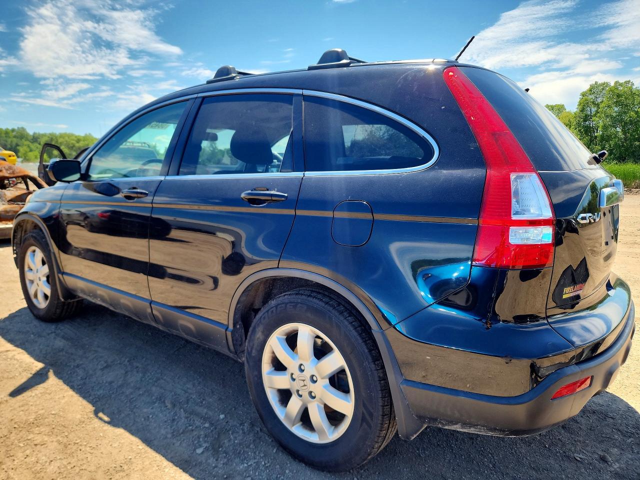 2008 Honda Cr-v Exl Black vin: JHLRE48738C080540