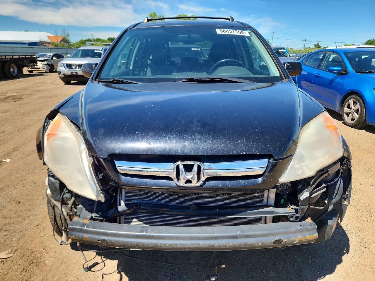2008 Honda Cr-v Exl Black vin: JHLRE48738C080540