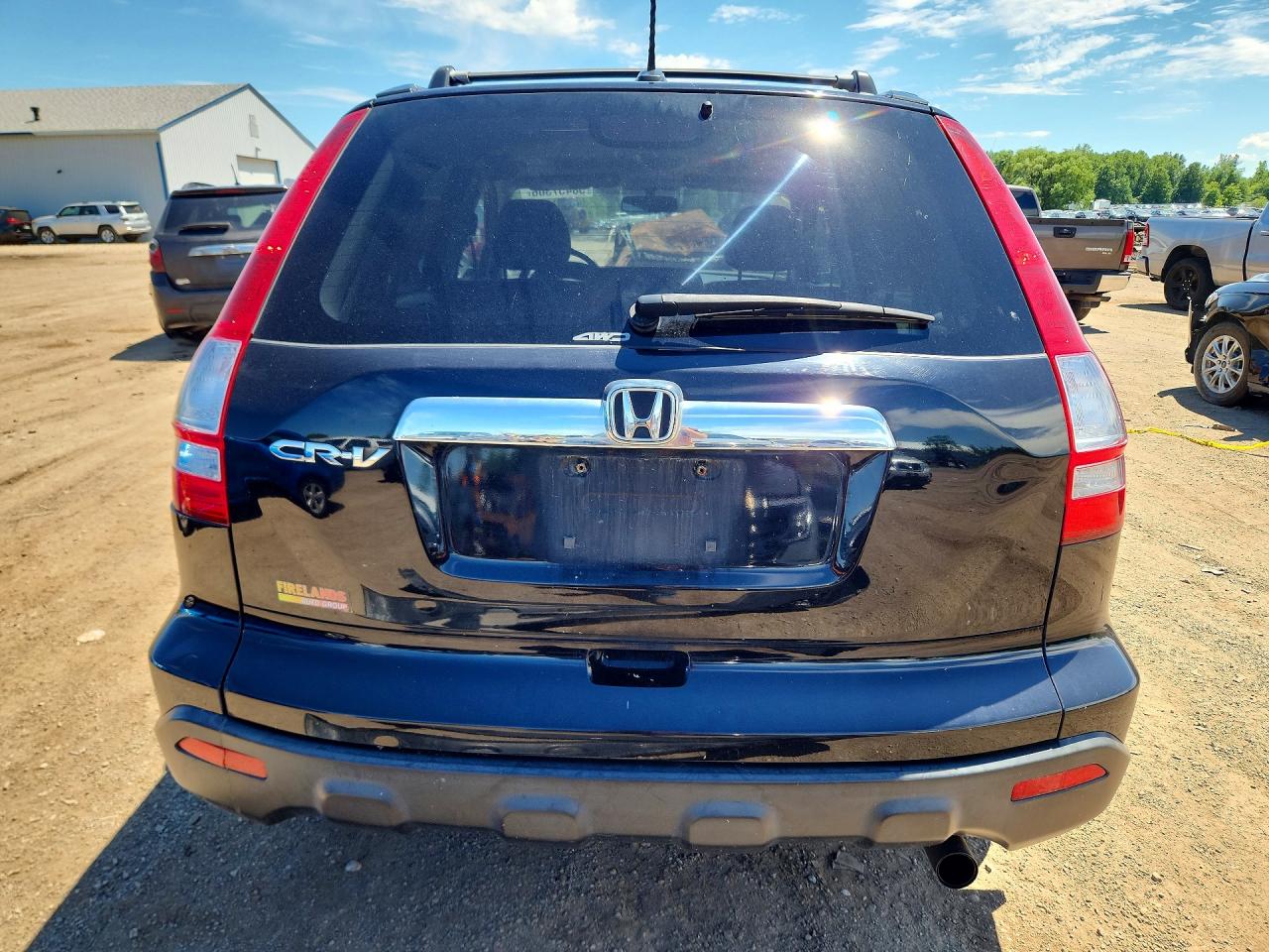 2008 Honda Cr-v Exl Black vin: JHLRE48738C080540