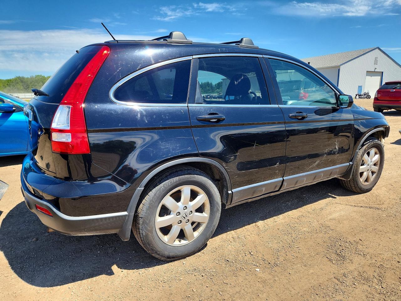 2008 Honda Cr-v Exl Black vin: JHLRE48738C080540
