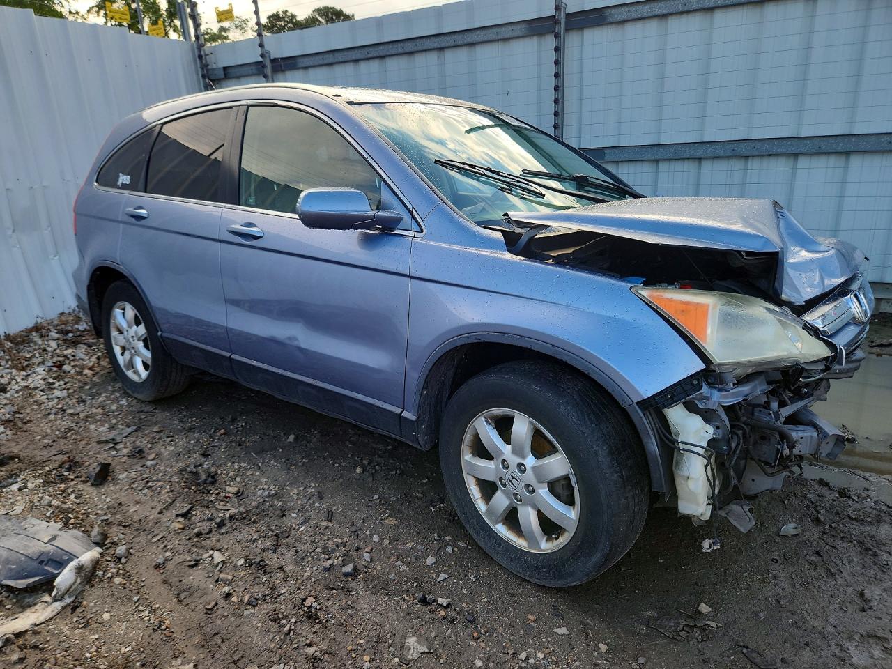2007 Honda Cr-v Exl Blue vin: JHLRE48747C023746