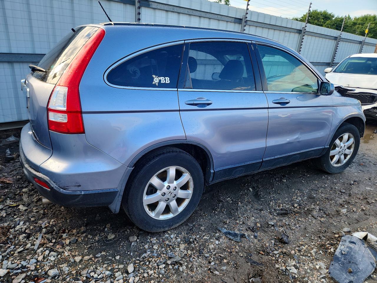 2007 Honda Cr-v Exl Blue vin: JHLRE48747C023746