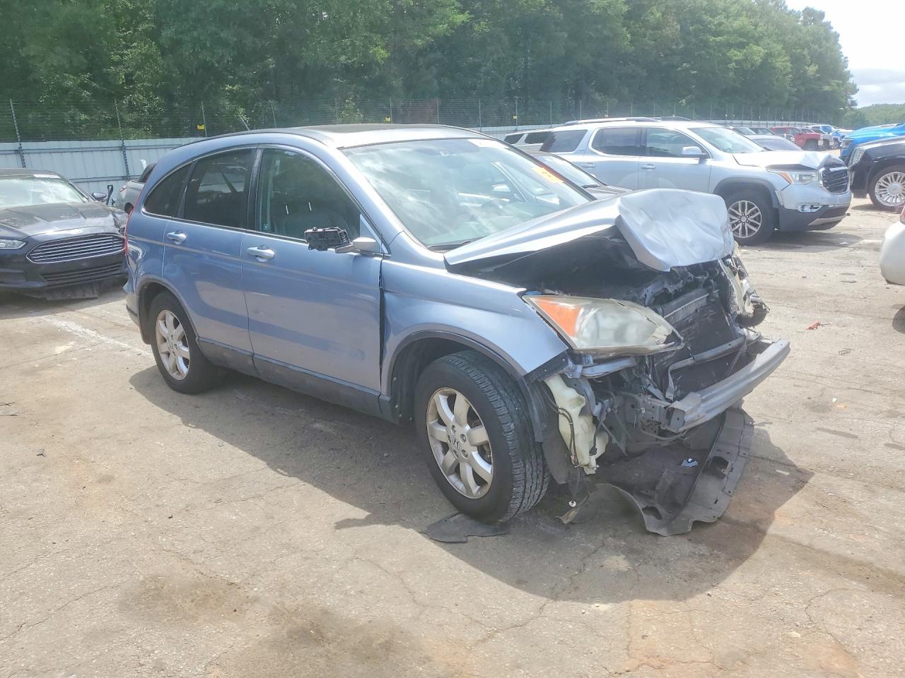 2007 Honda Cr-v Exl Синий vin: JHLRE48747C041101