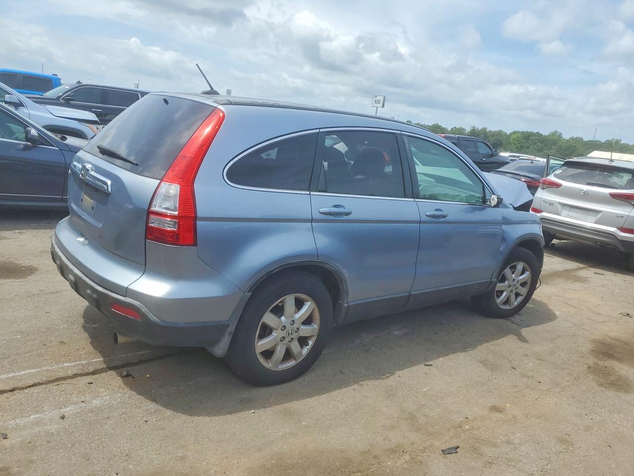 2007 Honda Cr-v Exl Синий vin: JHLRE48747C041101