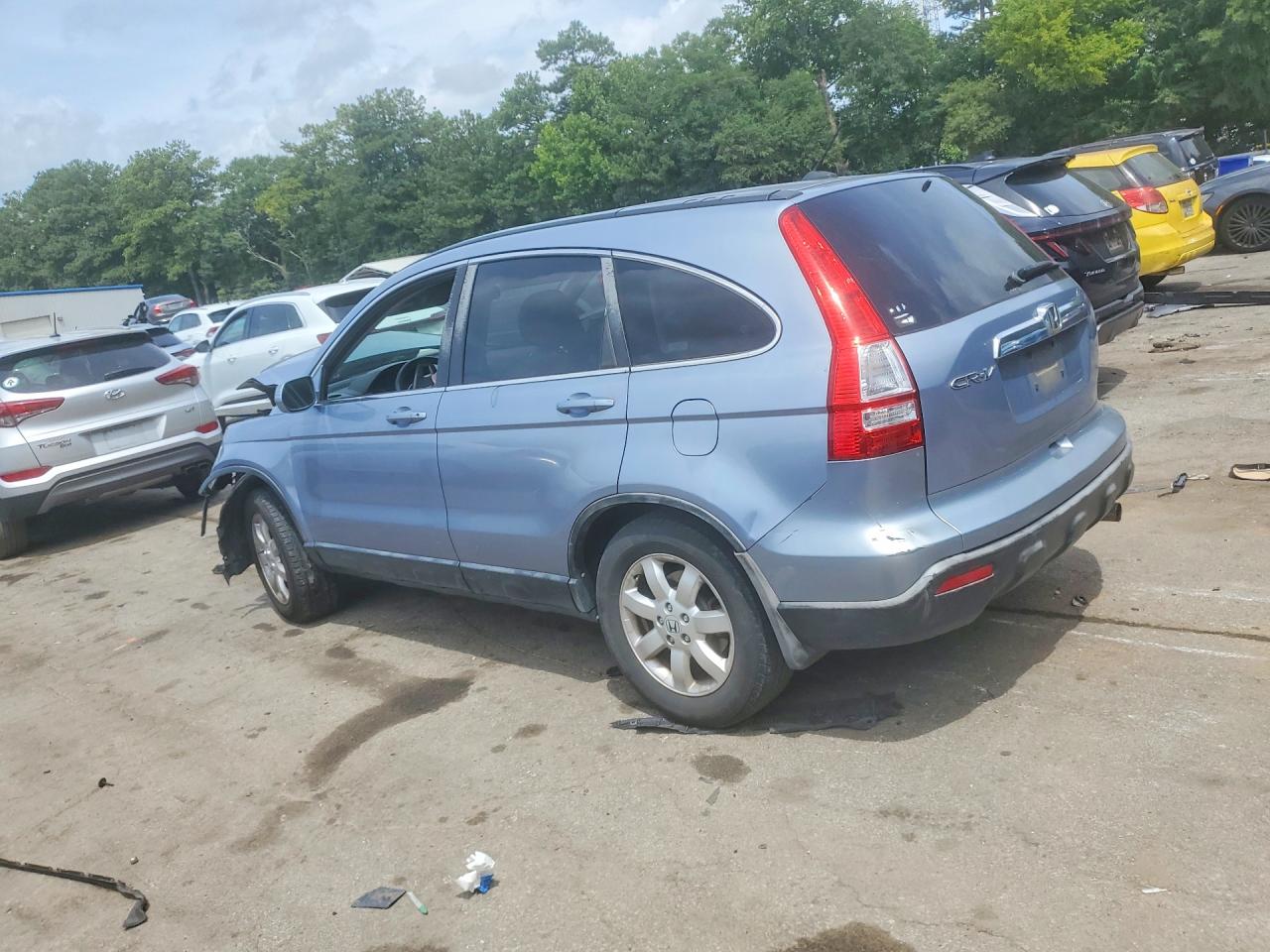 2007 Honda Cr-v Exl Синий vin: JHLRE48747C041101