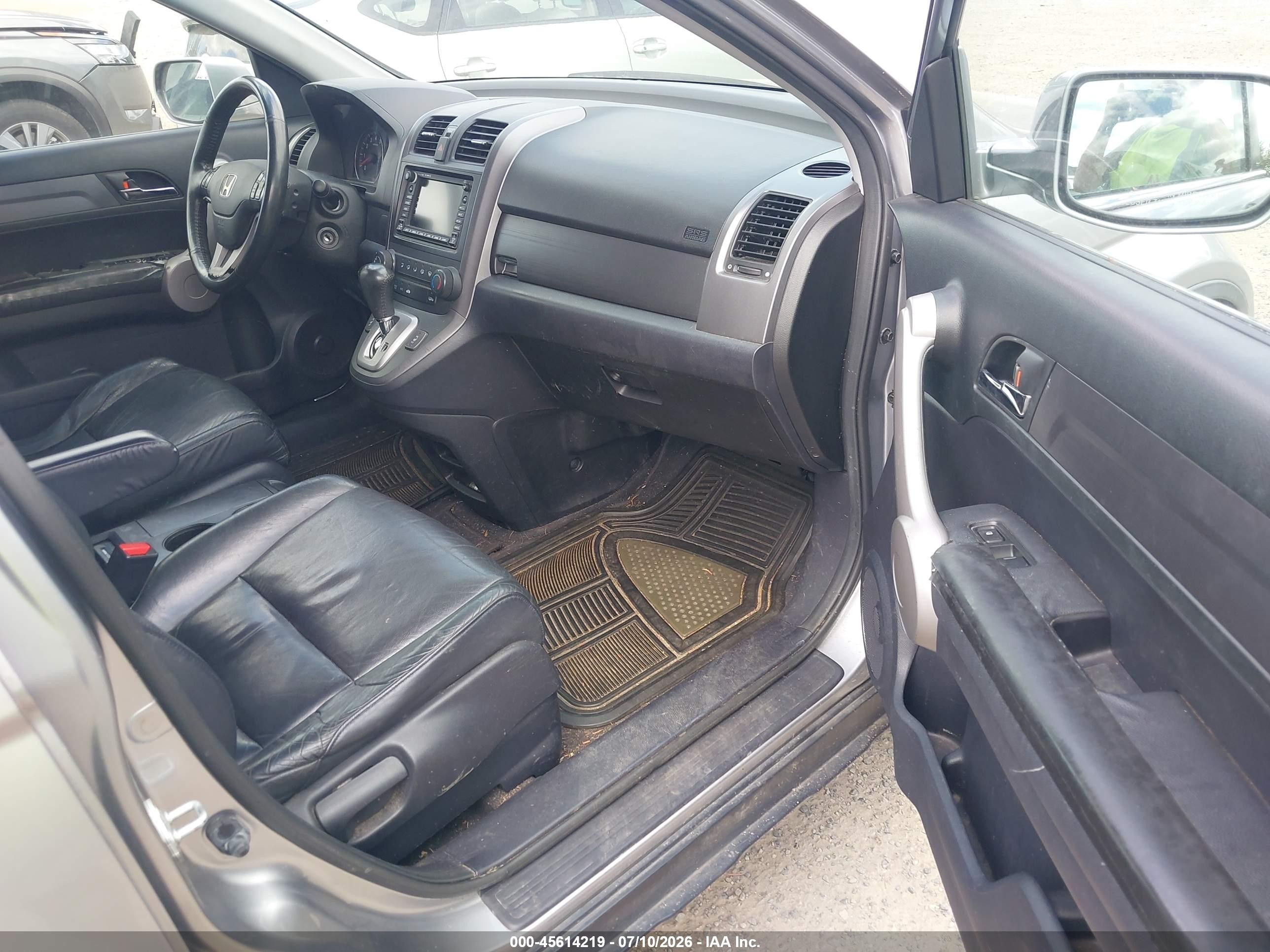 2007 Honda Cr-v Ex-l Silver vin: JHLRE48747C056391
