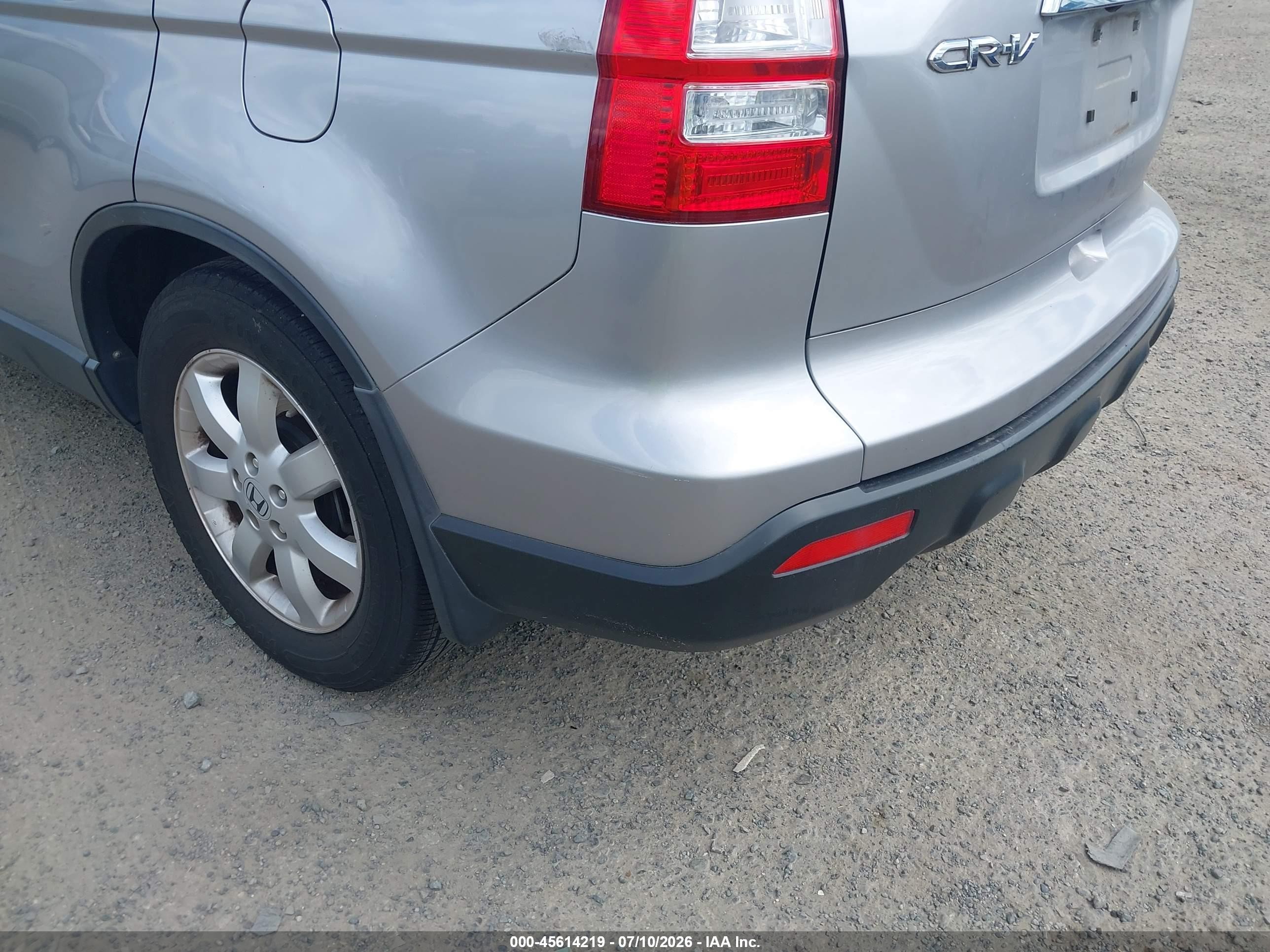 2007 Honda Cr-v Ex-l Silver vin: JHLRE48747C056391