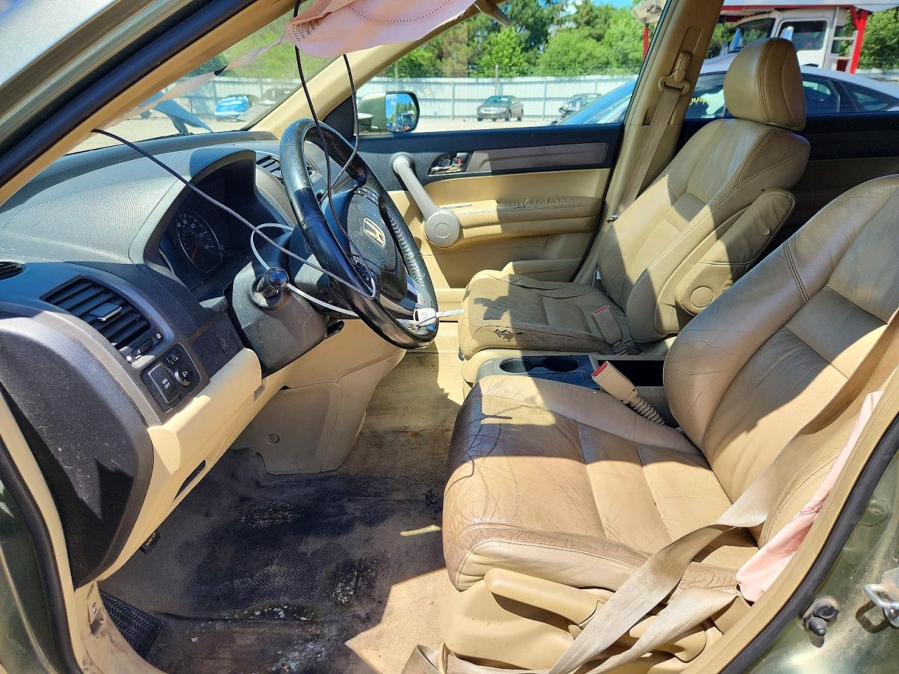 2007 Honda Cr-v Exl Зеленый vin: JHLRE48747C066984