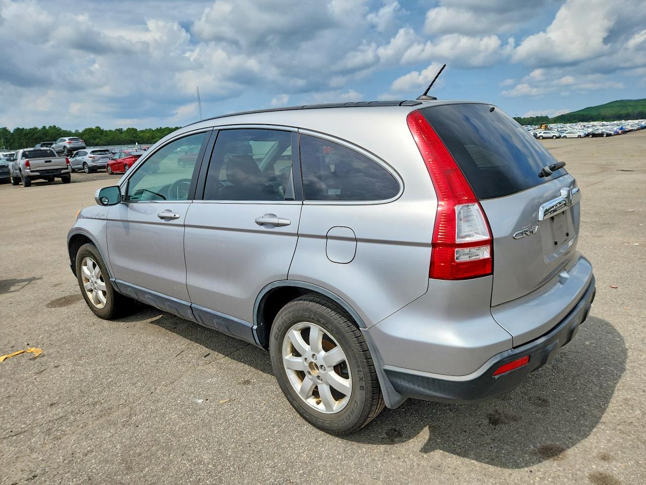 2007 Honda Cr-v Exl Silver vin: JHLRE48747C084854