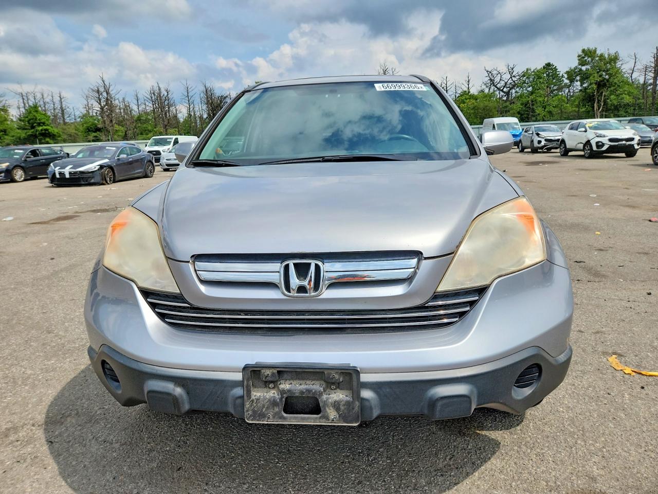 2007 Honda Cr-v Exl Silver vin: JHLRE48747C084854