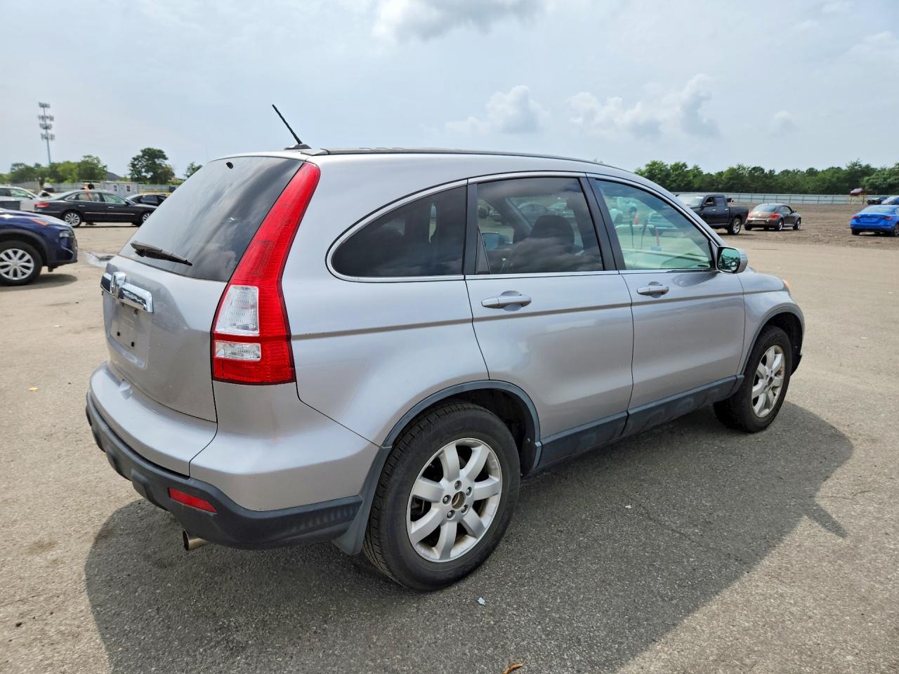 2007 Honda Cr-v Exl Silver vin: JHLRE48747C084854