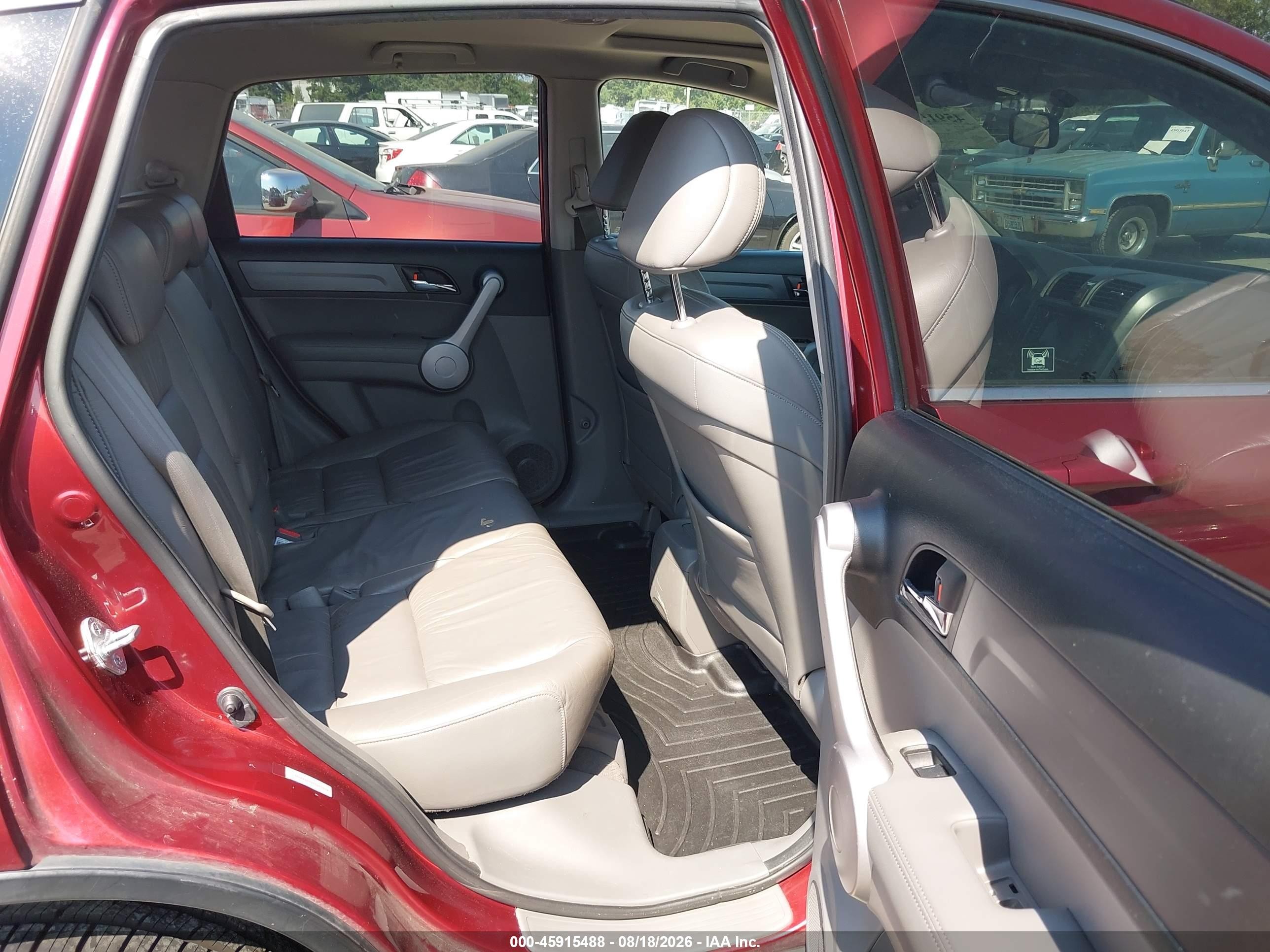 2007 Honda Cr-v Ex-l Red vin: JHLRE48747C085924