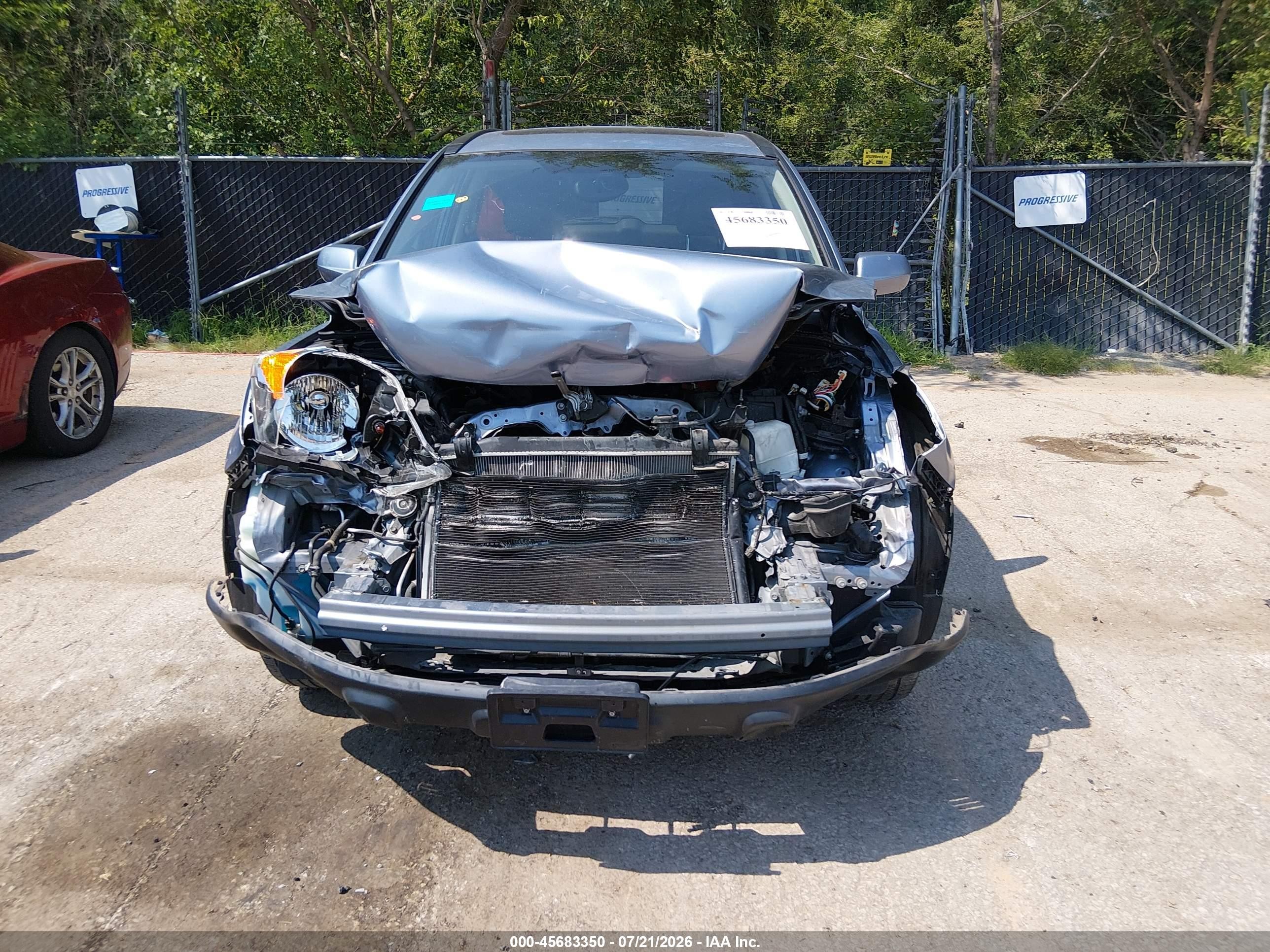 2007 Honda Cr-v Ex-l Blue vin: JHLRE48747C086295