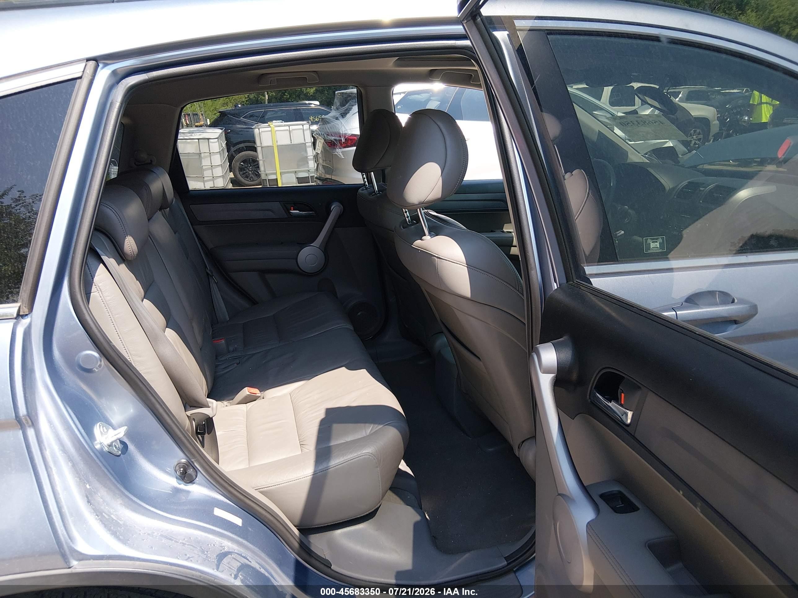 2007 Honda Cr-v Ex-l Blue vin: JHLRE48747C086295