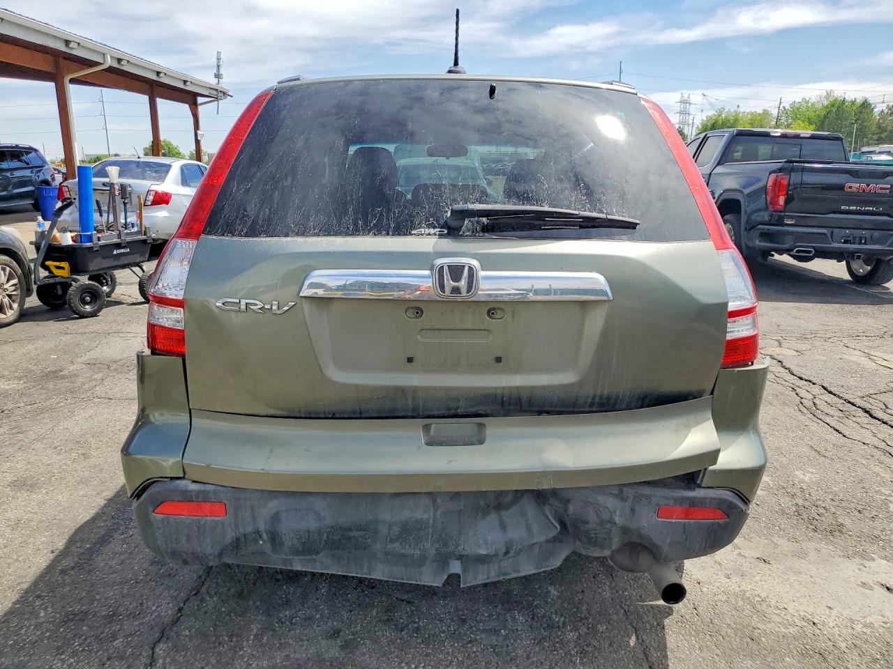 2007 Honda Cr-v Exl Green vin: JHLRE48747C102950
