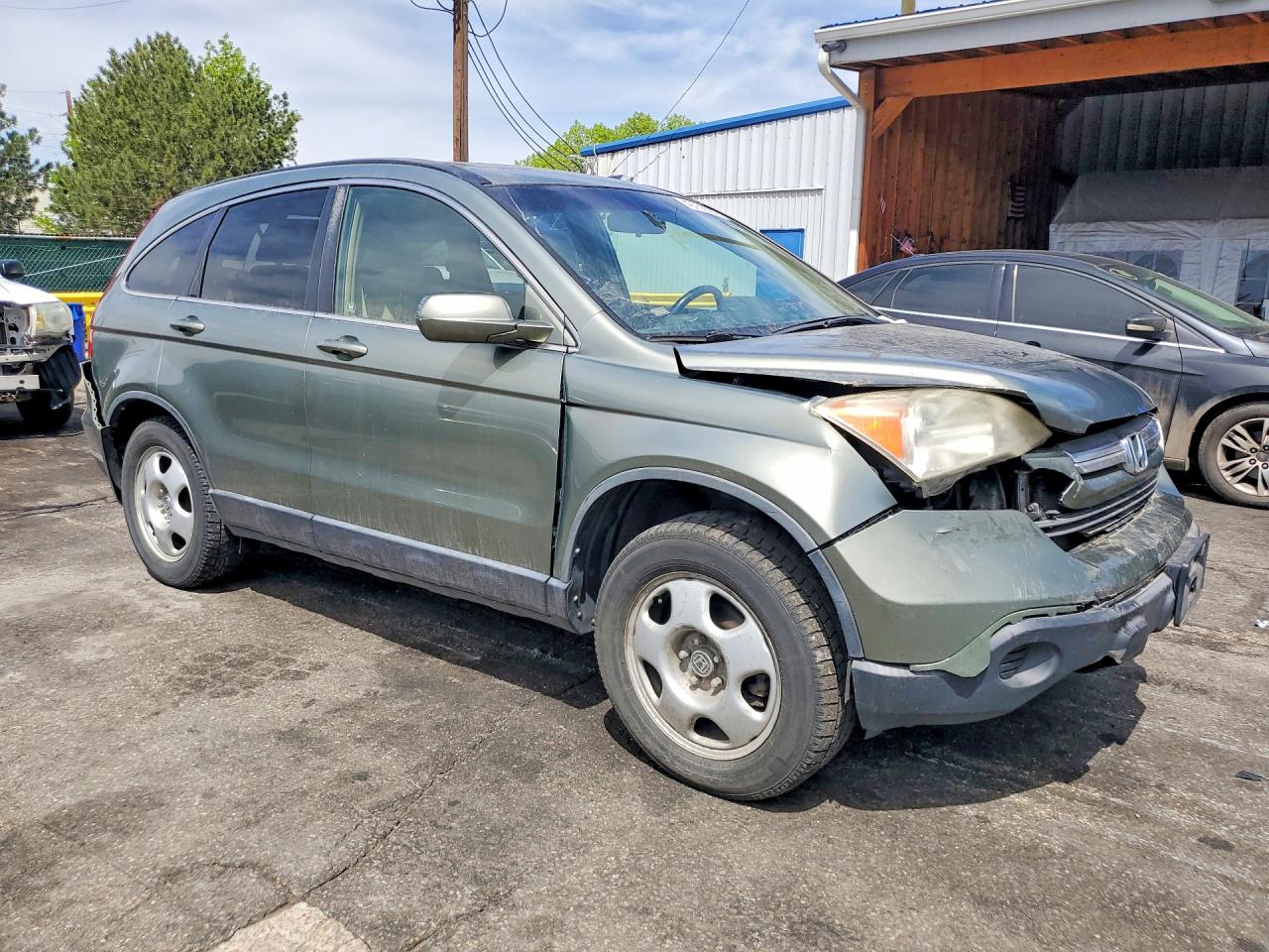 2007 Honda Cr-v Exl Green vin: JHLRE48747C102950