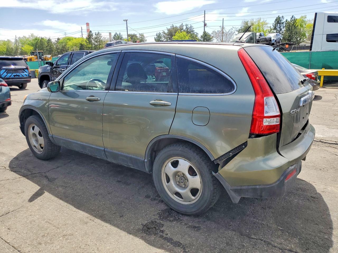 2007 Honda Cr-v Exl Green vin: JHLRE48747C102950