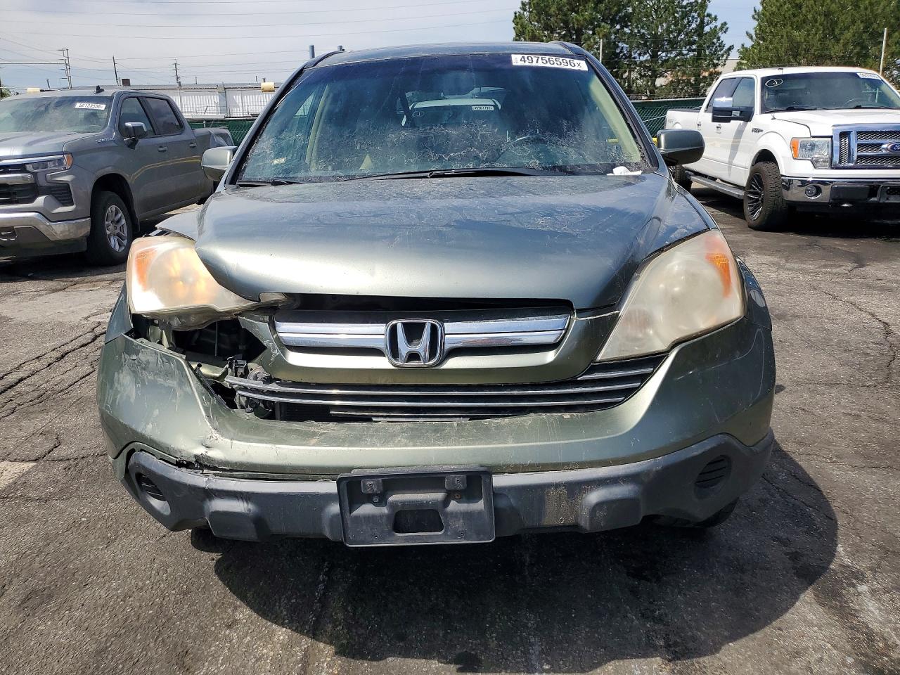 2007 Honda Cr-v Exl Green vin: JHLRE48747C102950