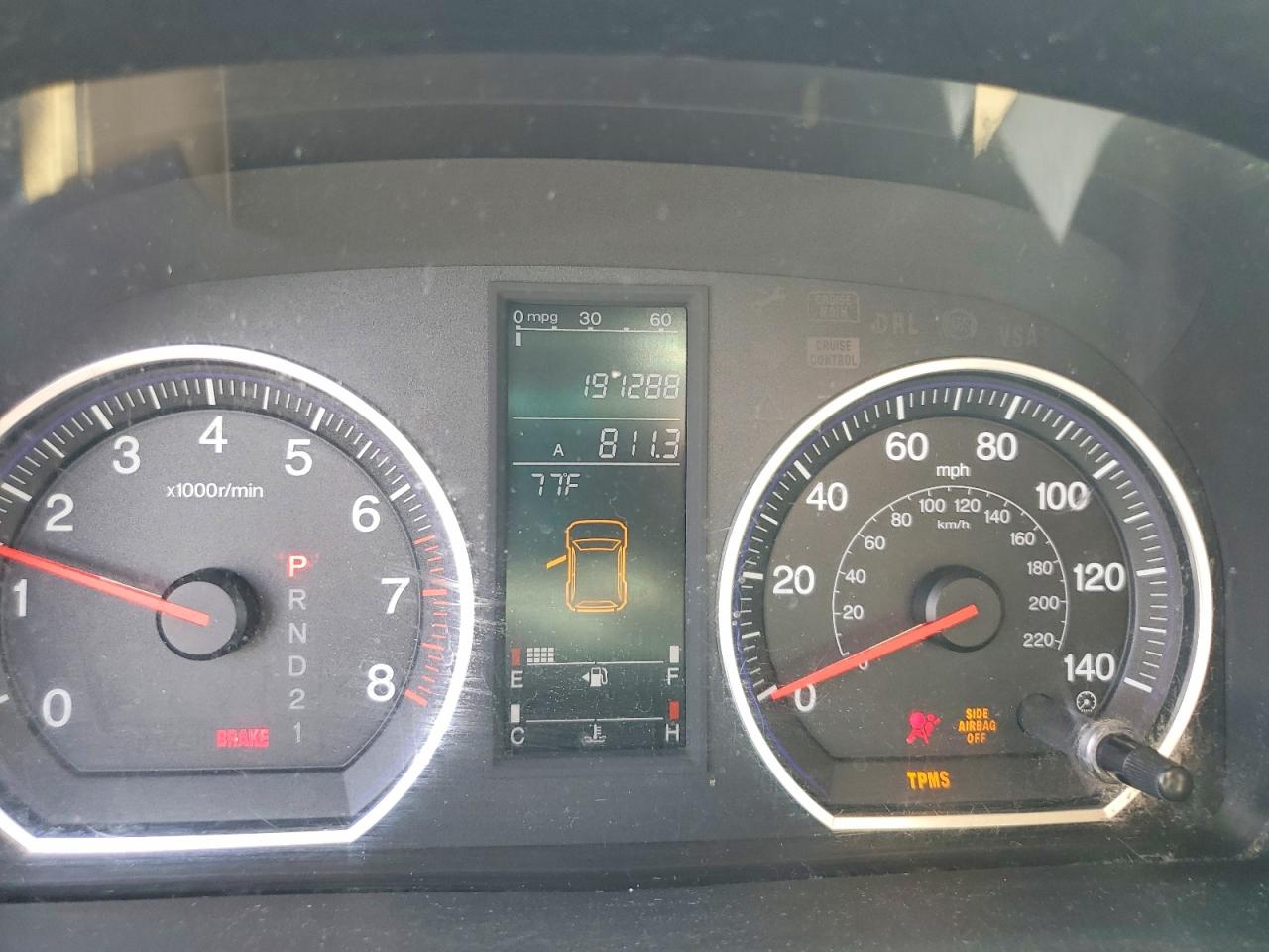 2007 Honda Cr-v Exl Green vin: JHLRE48747C102950