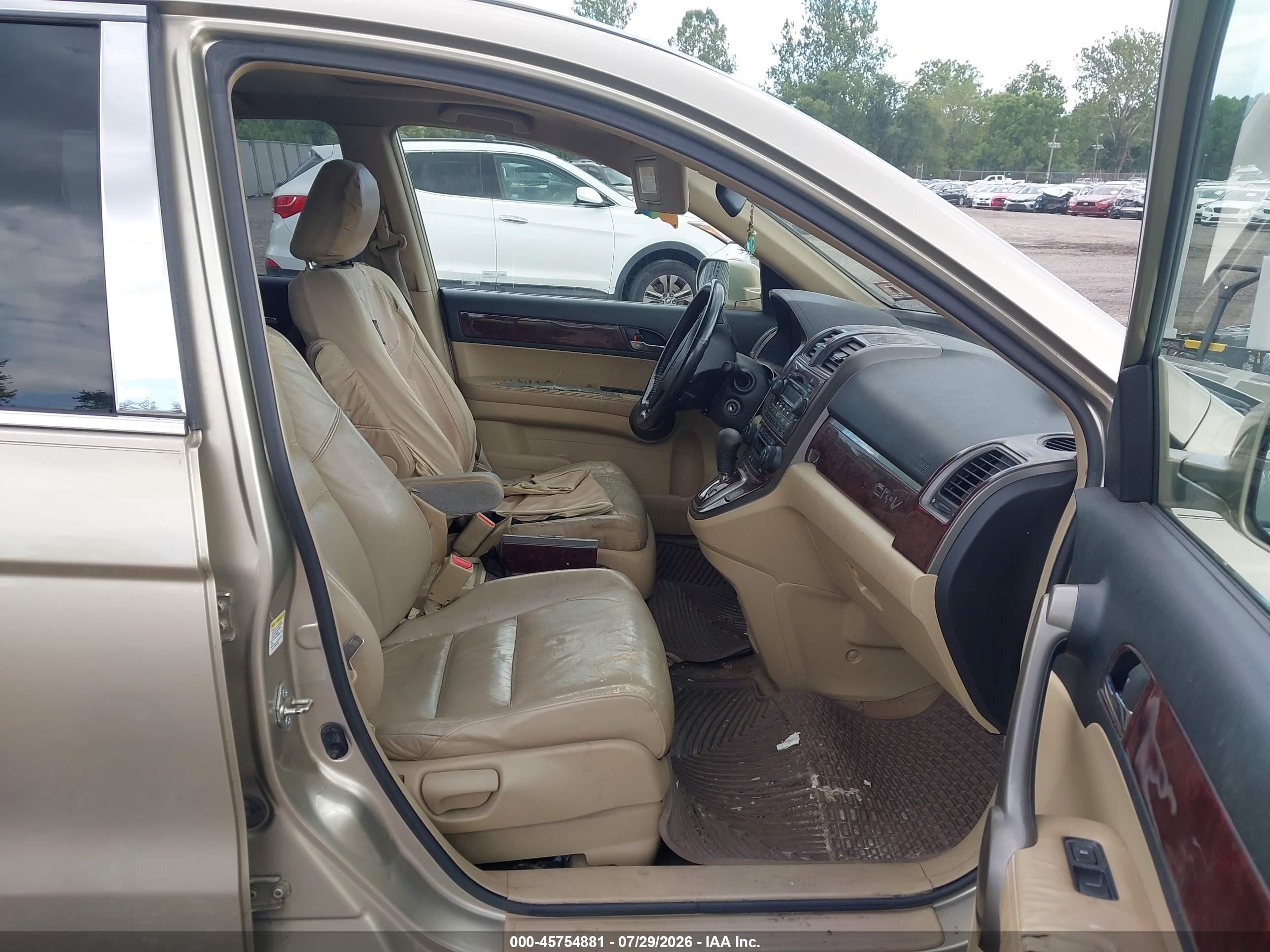 2008 Honda Cr-v Ex-l Gold vin: JHLRE487480038510