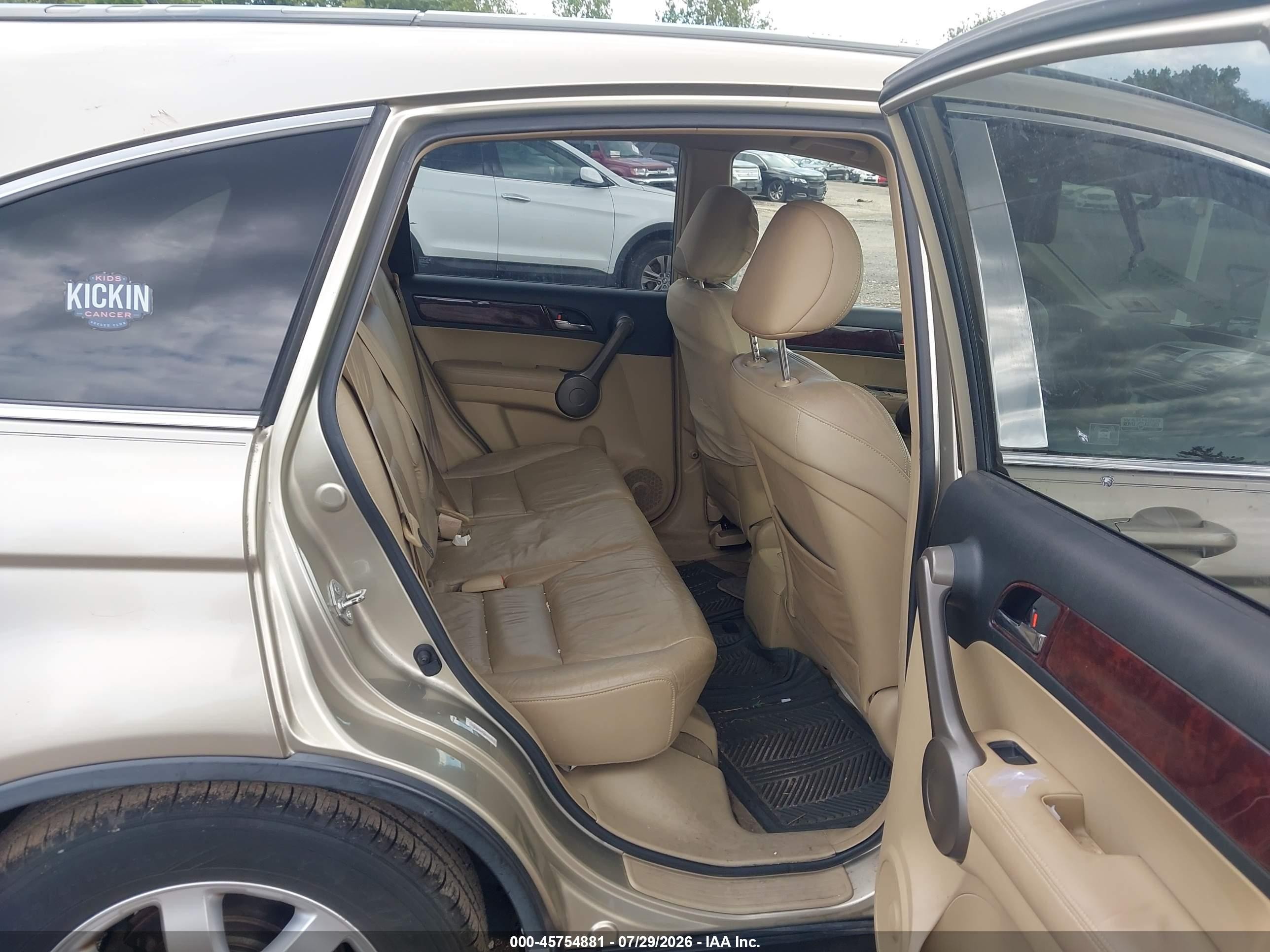 2008 Honda Cr-v Ex-l Gold vin: JHLRE487480038510