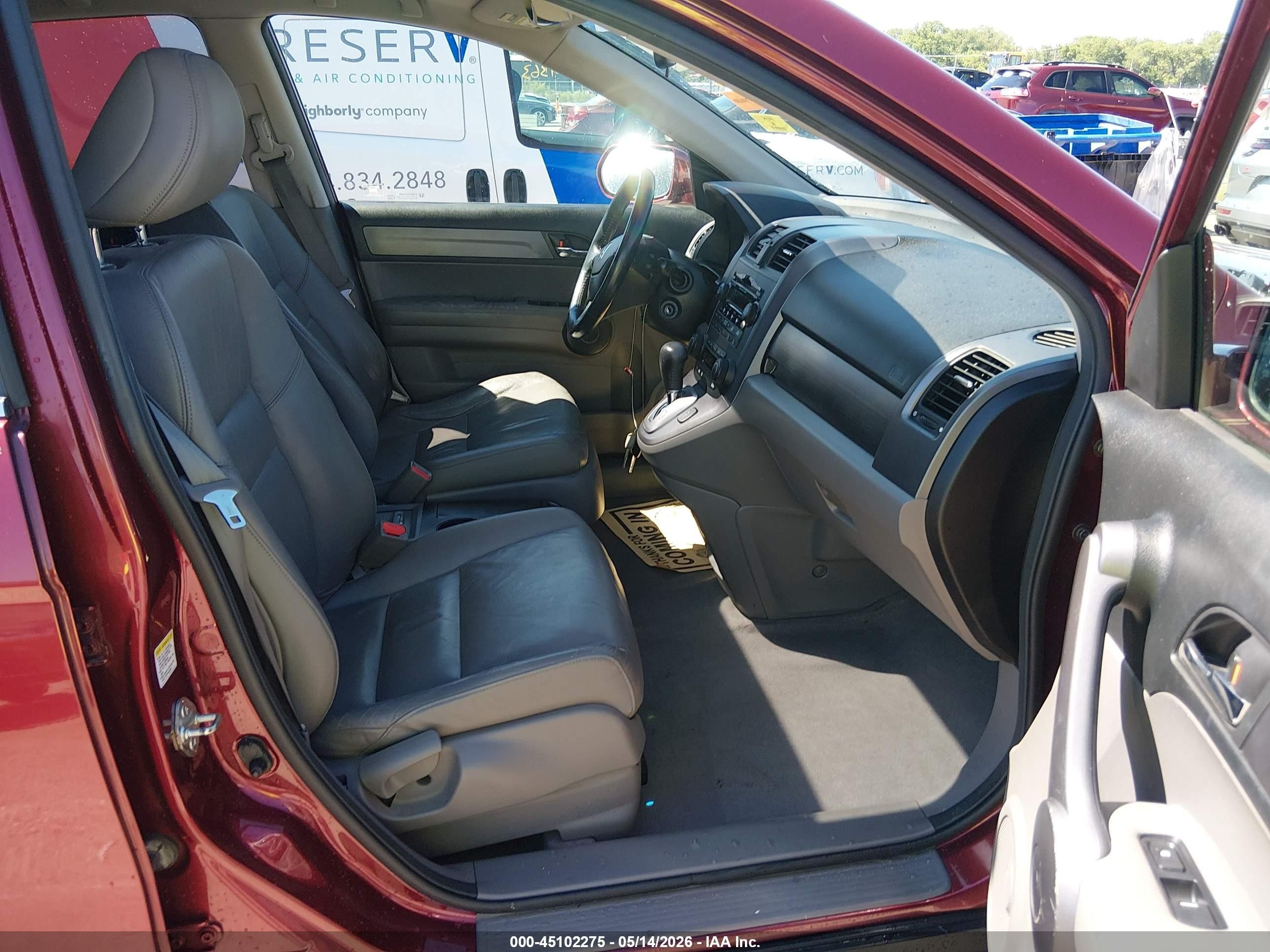 2008 Honda Cr-v Ex-l Red vin: JHLRE48748C023540